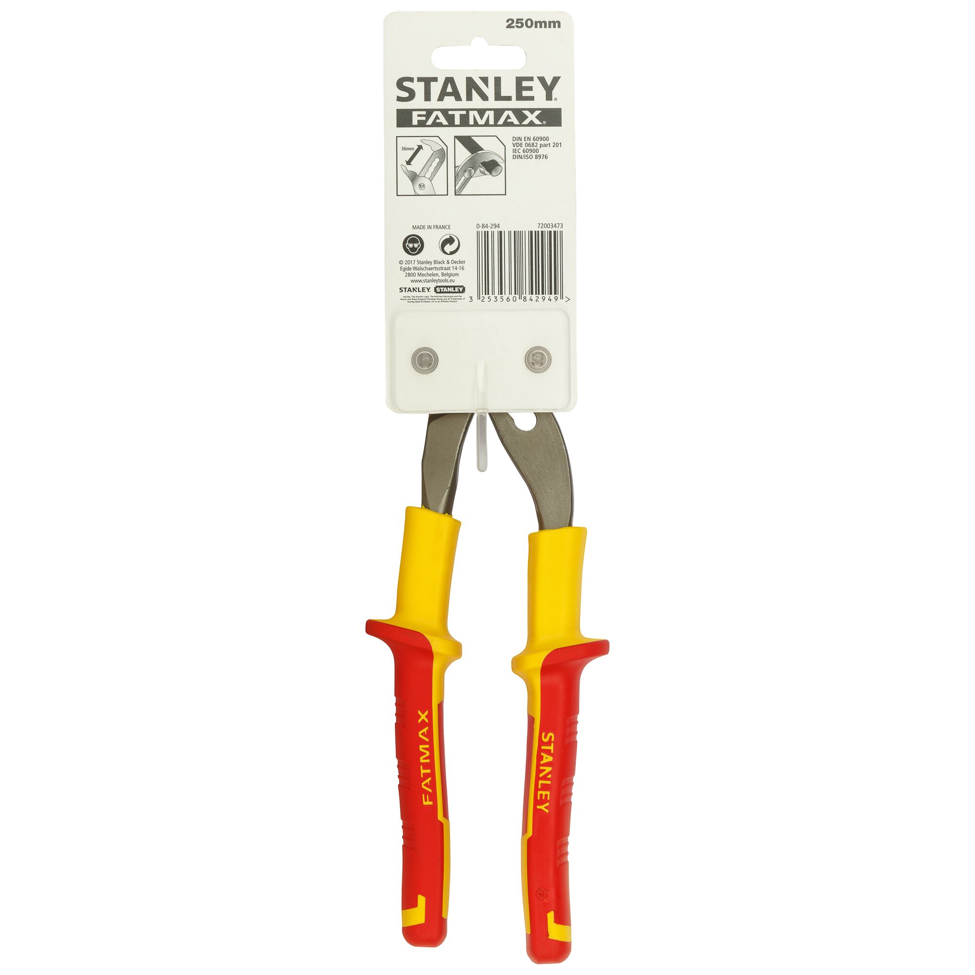 STANLEY® FATMAX® 1000V 255mm VDE Waterpump Plier