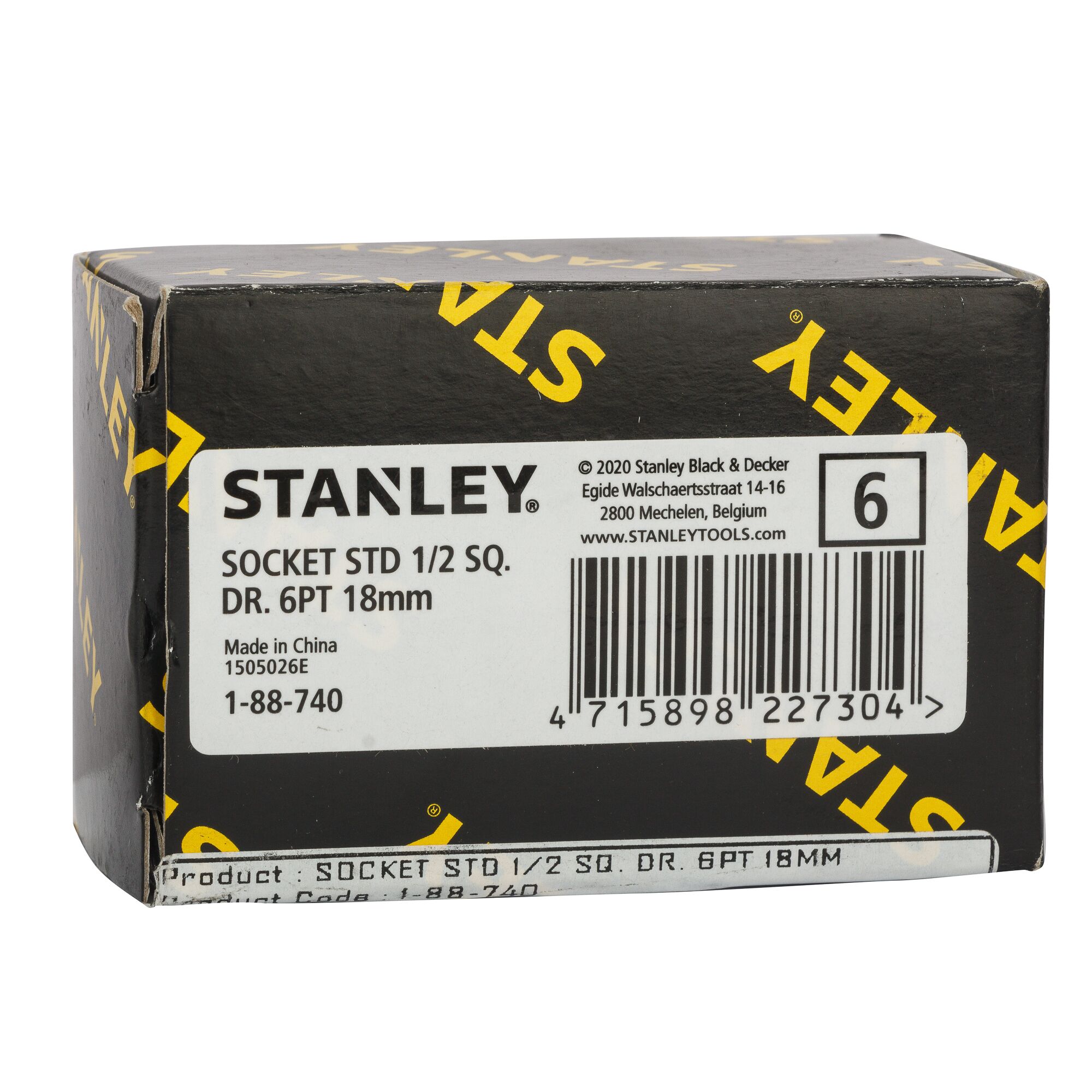 1/2 in. 6-point Standard Socket (18mm)