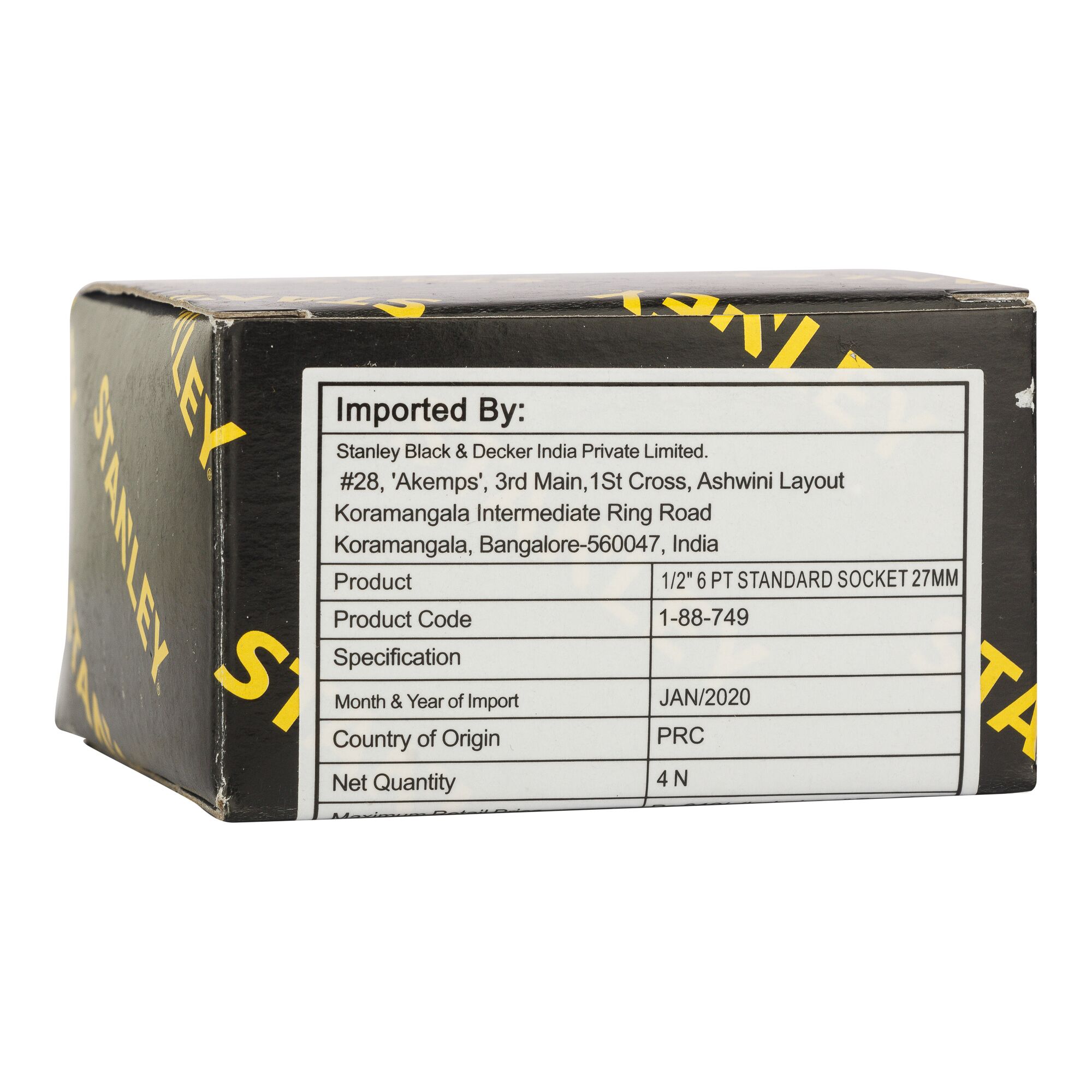 1/2 in. 6-point Standard Socket (27mm)