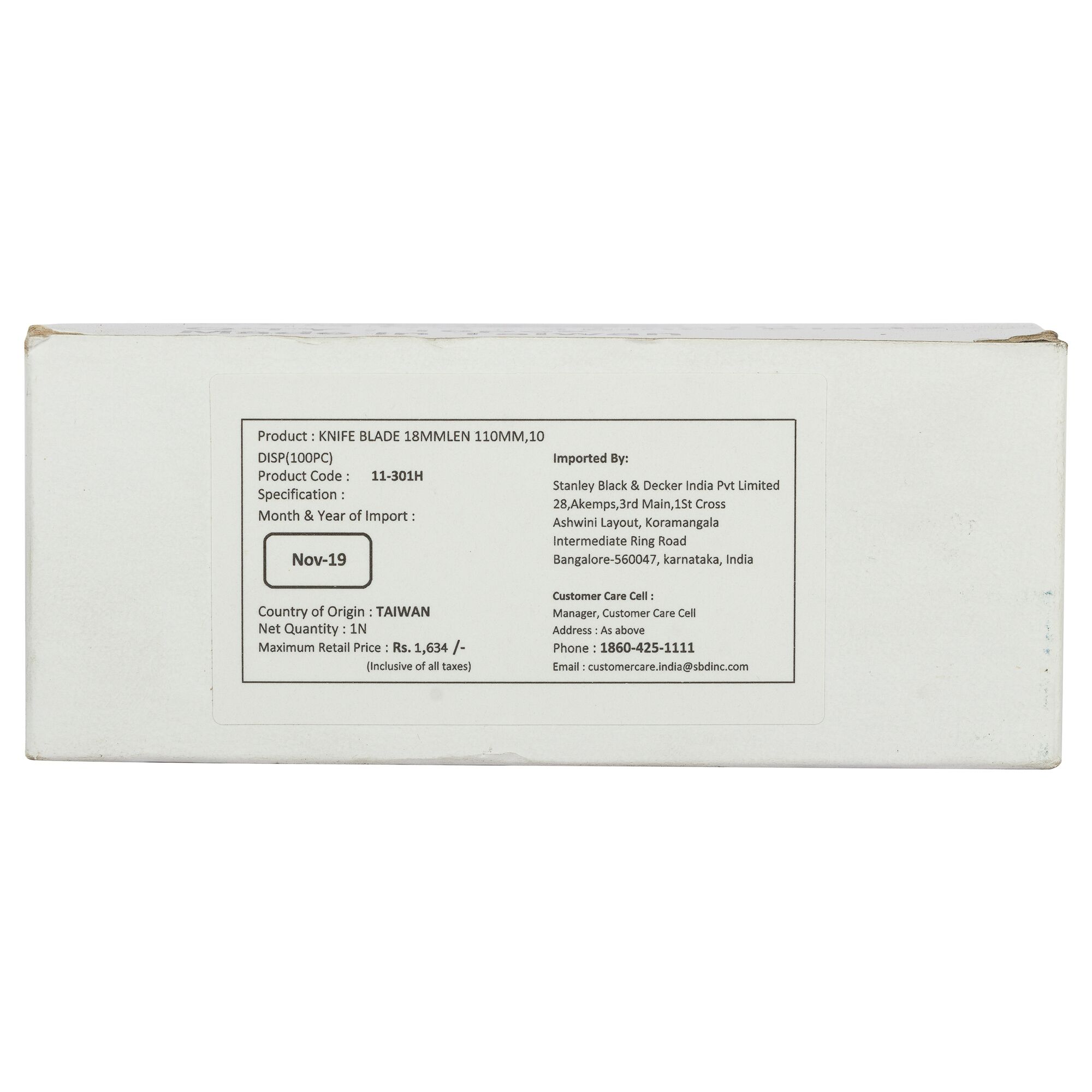 18mm Knife Blade, Length 110mm (100 Pc.)