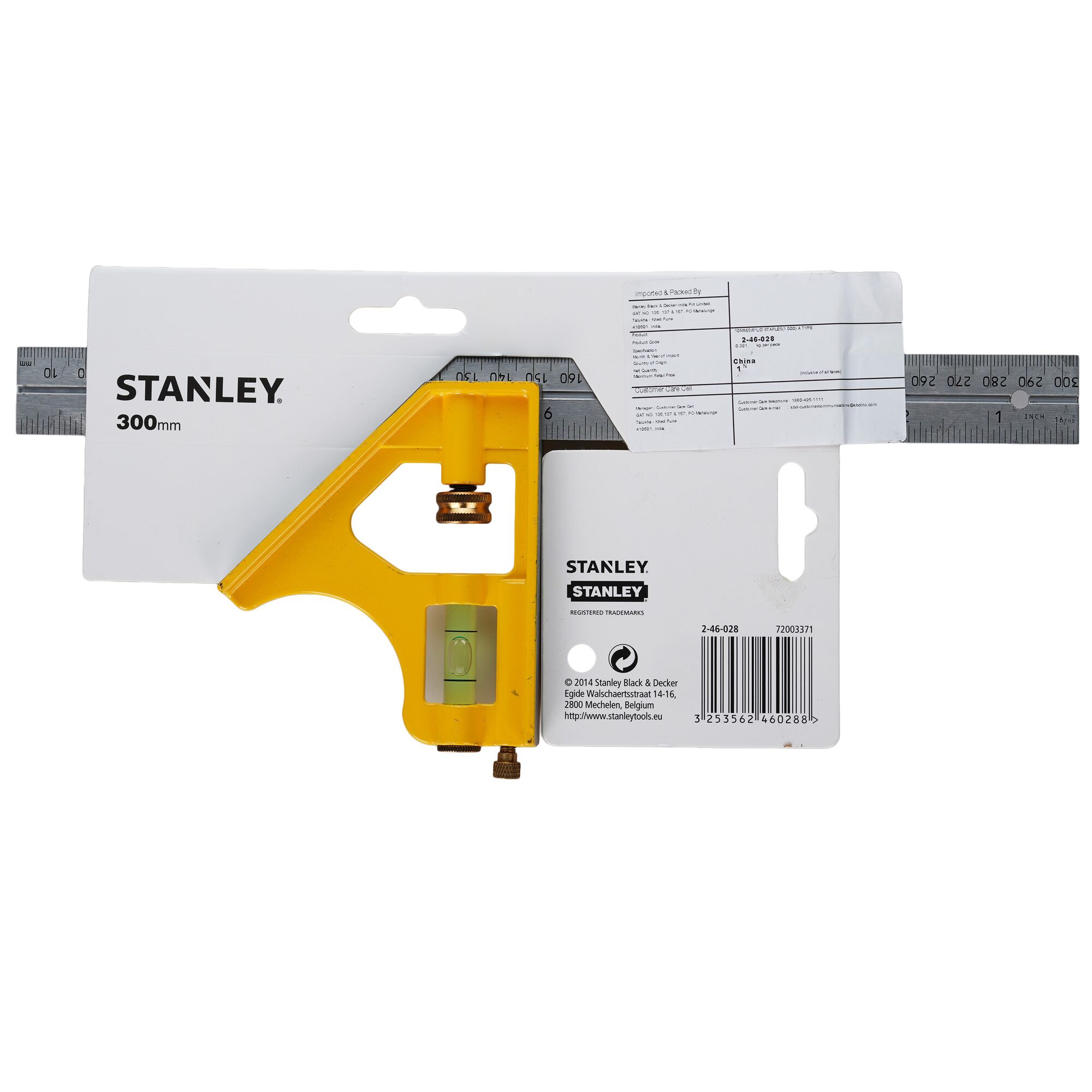 STANLEY® 300mm Diecast Comb Square