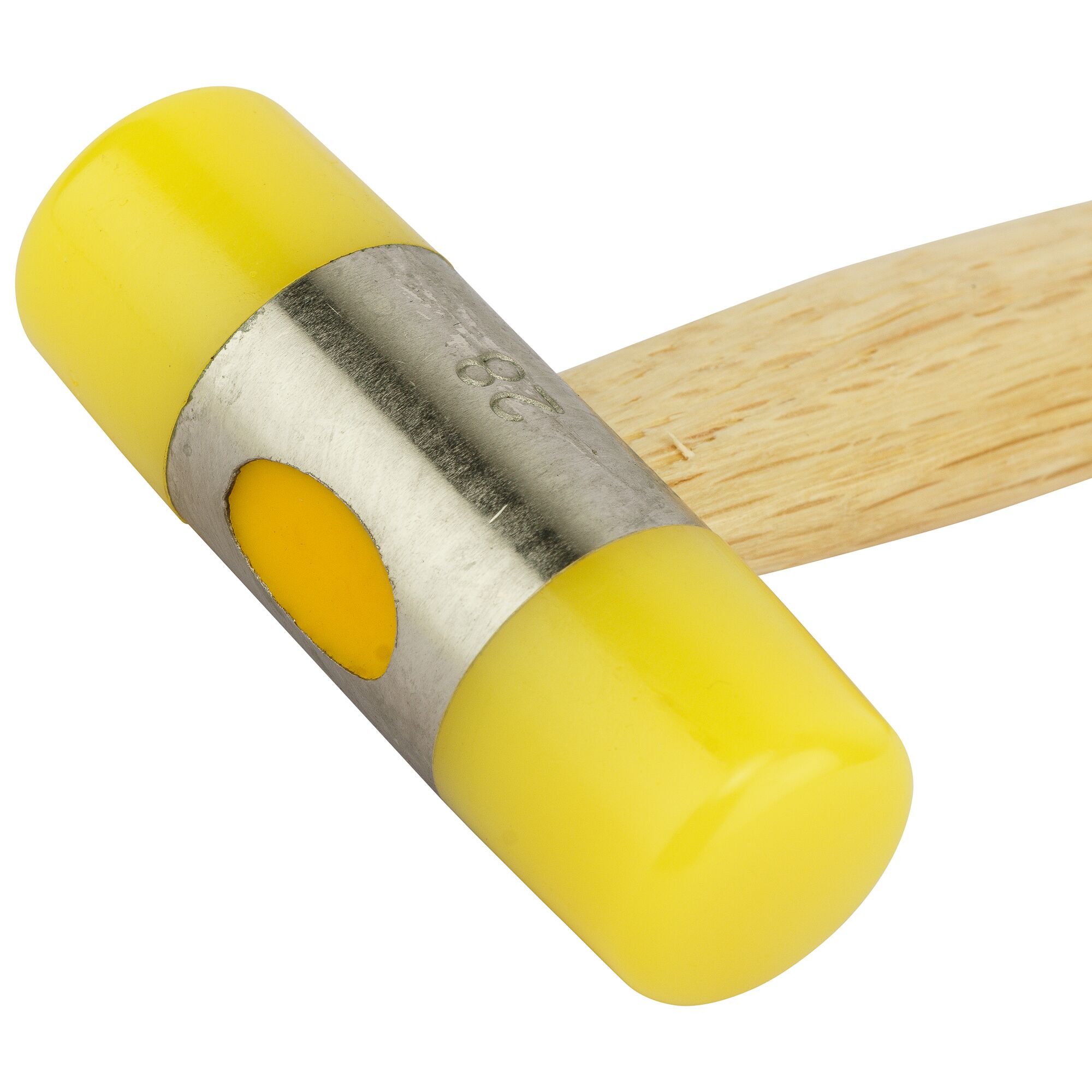28mm Soft Face Hammer W/Wood Handle