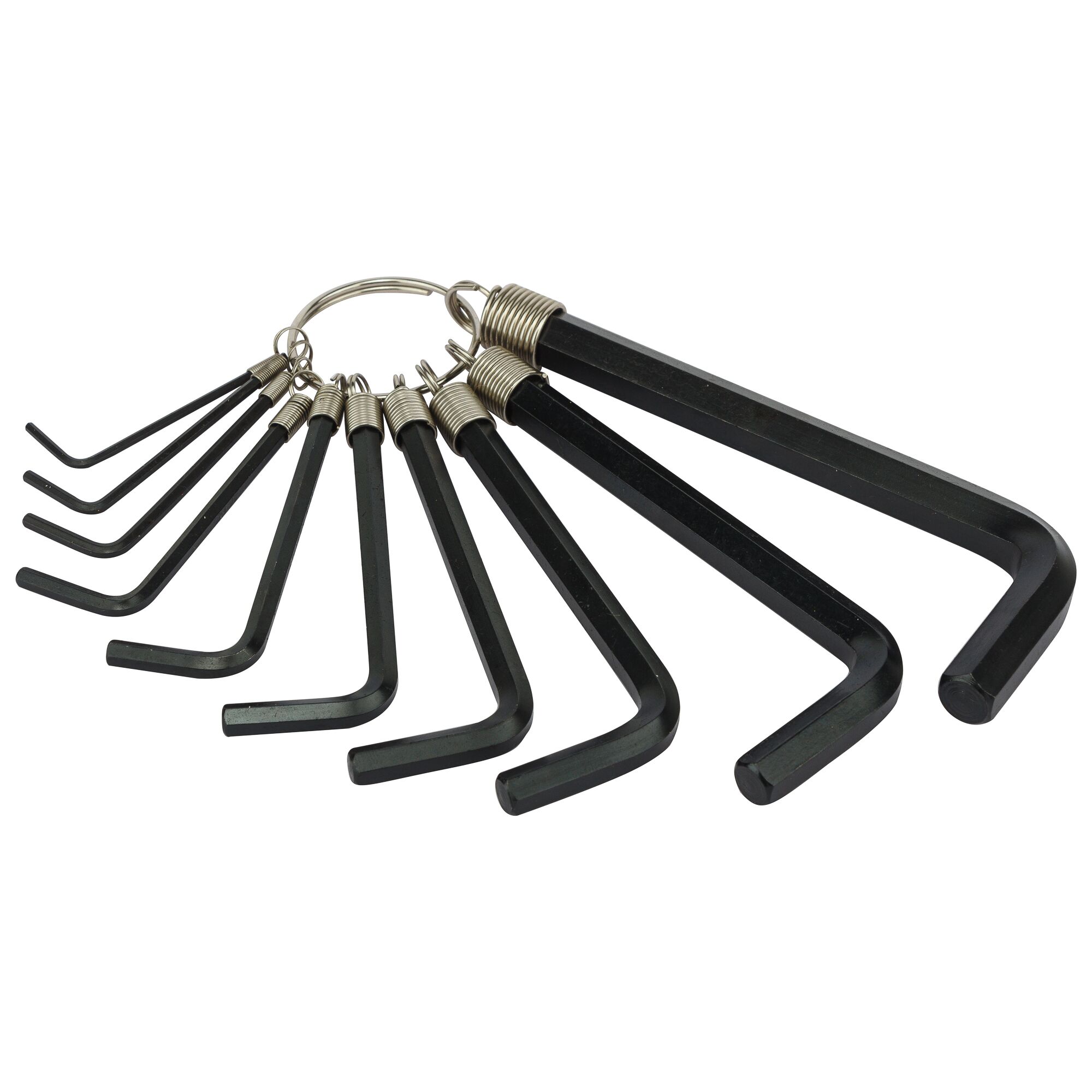 Hex Key Set-Ring, 10 Pcss, Imperial