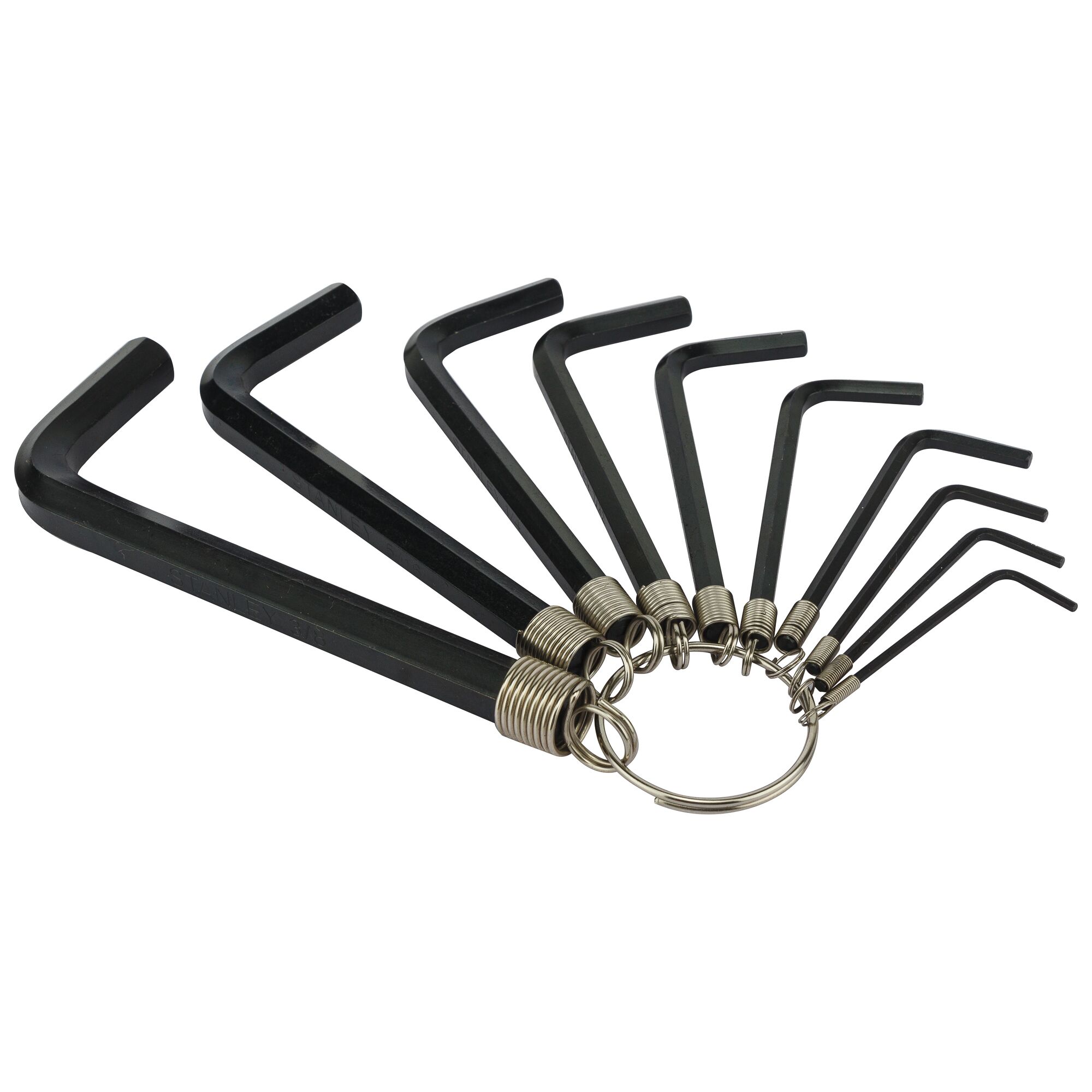 Hex Key Set-Ring, 10 Pcss, Imperial
