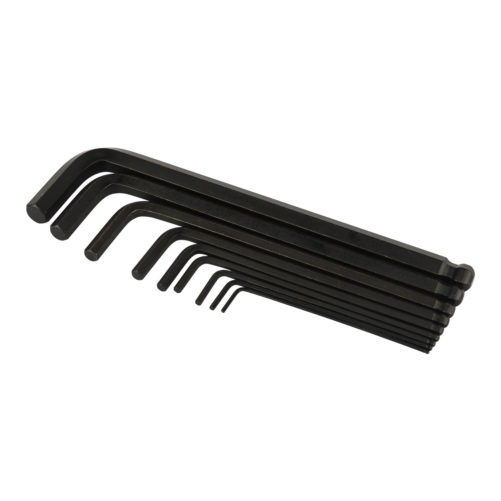 Hex Key Set, 9 Pcss, Metric, L/Arm Ball