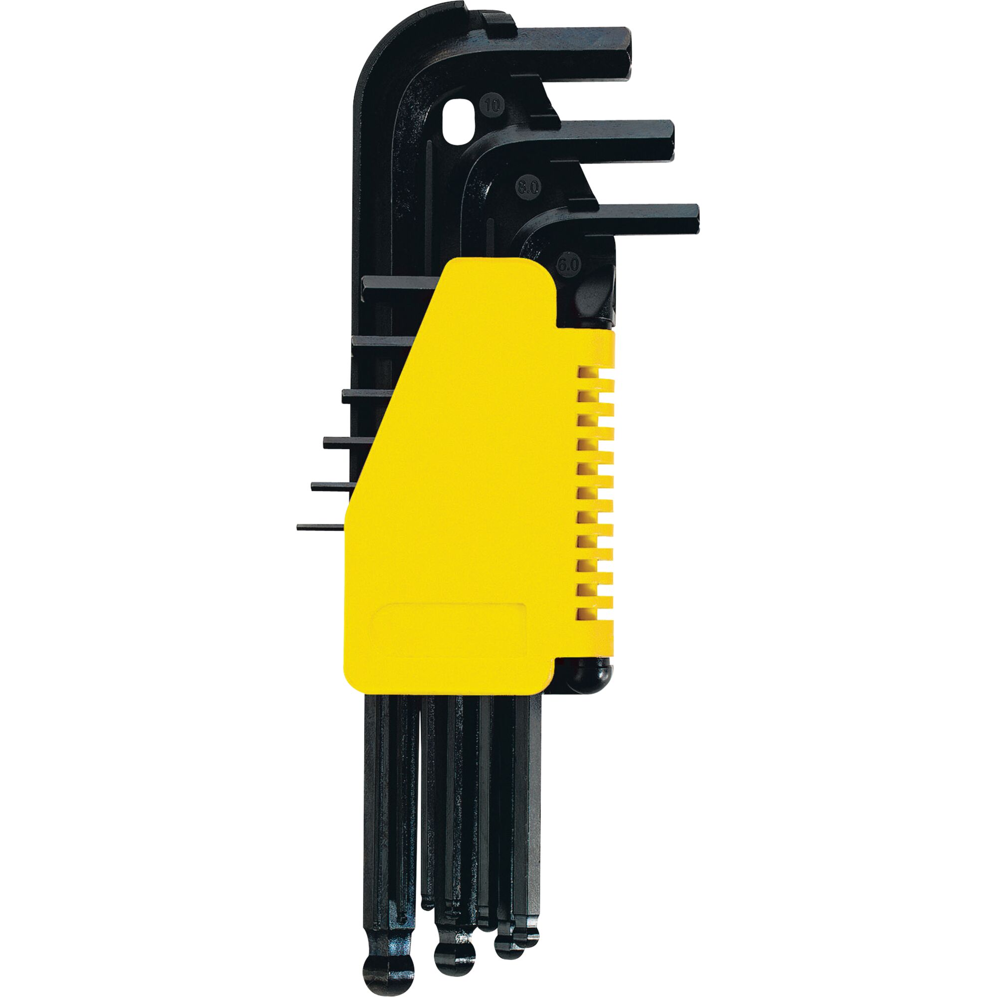 Hex Key Set, 9 Pcss, Metric, L/Arm Ball