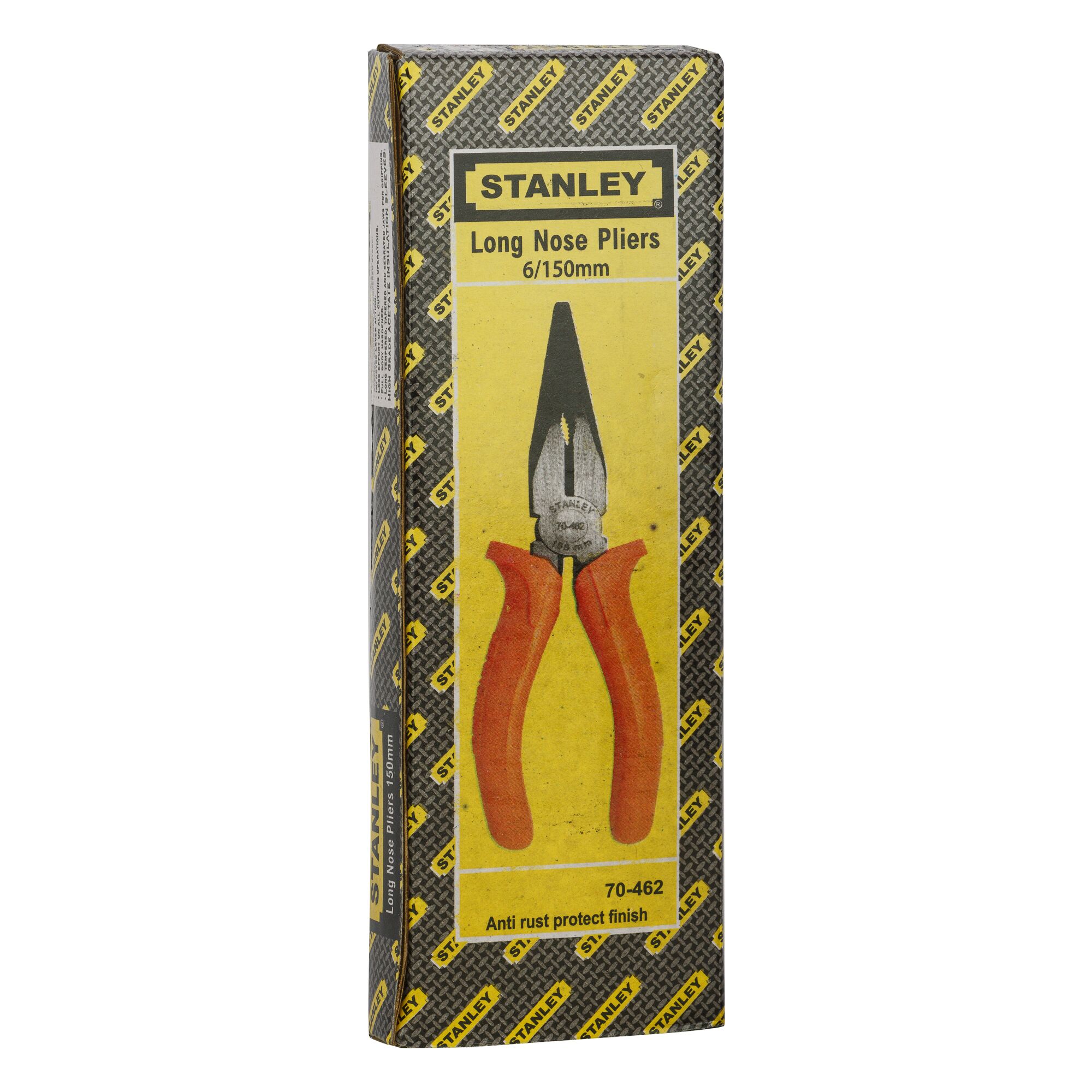 6 in. Long Nose Plier With Single Colour Sleevee | STANLEY