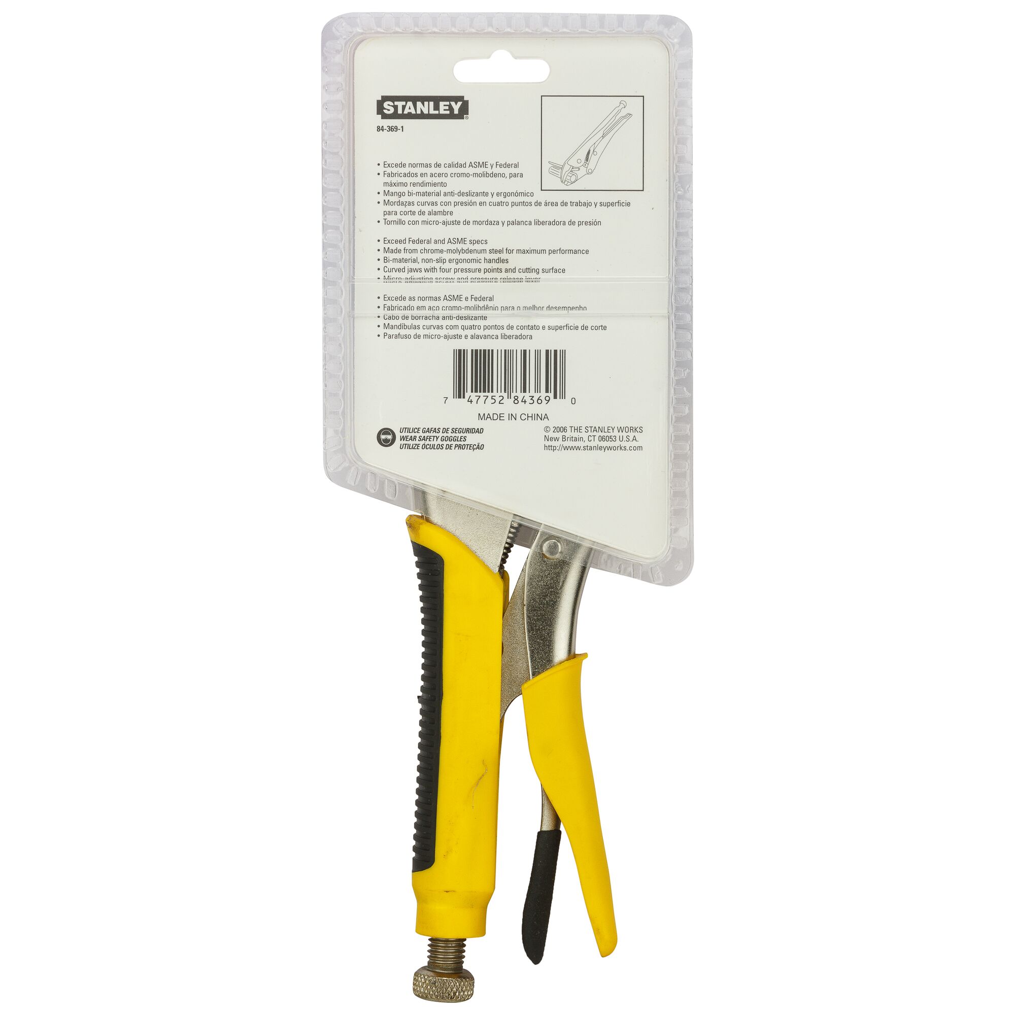 Bi-Mat Handle, Curv Lock Plier, 254Mm-10