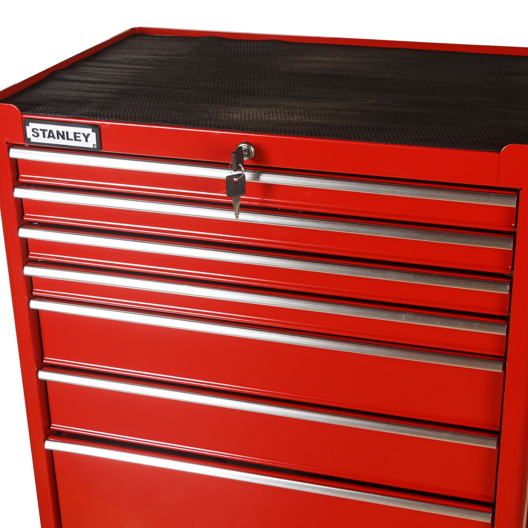 7-Drawer Rolling Cabinet, Red