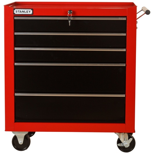 5 DRAWERS TROLLEY - RED