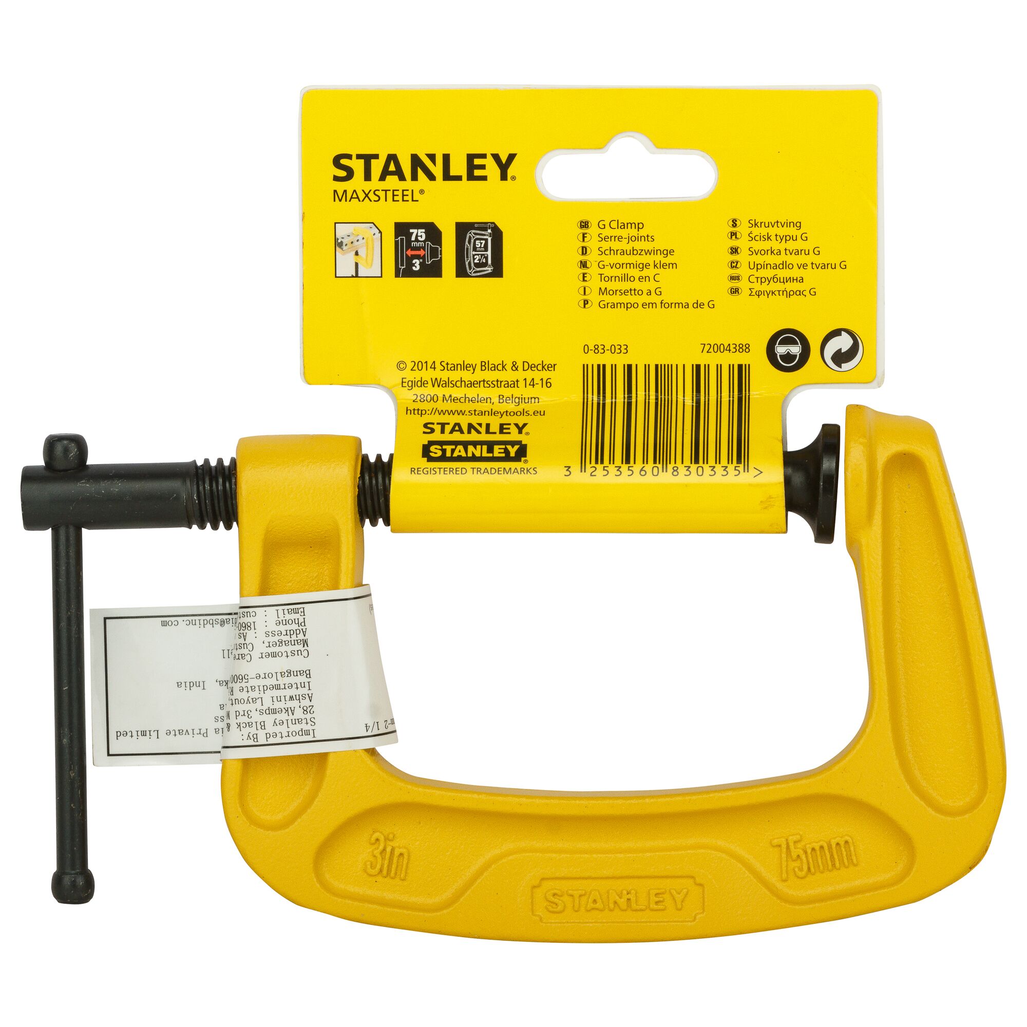 STANLEY® MAXSTEEL® 100mm C-Clamp