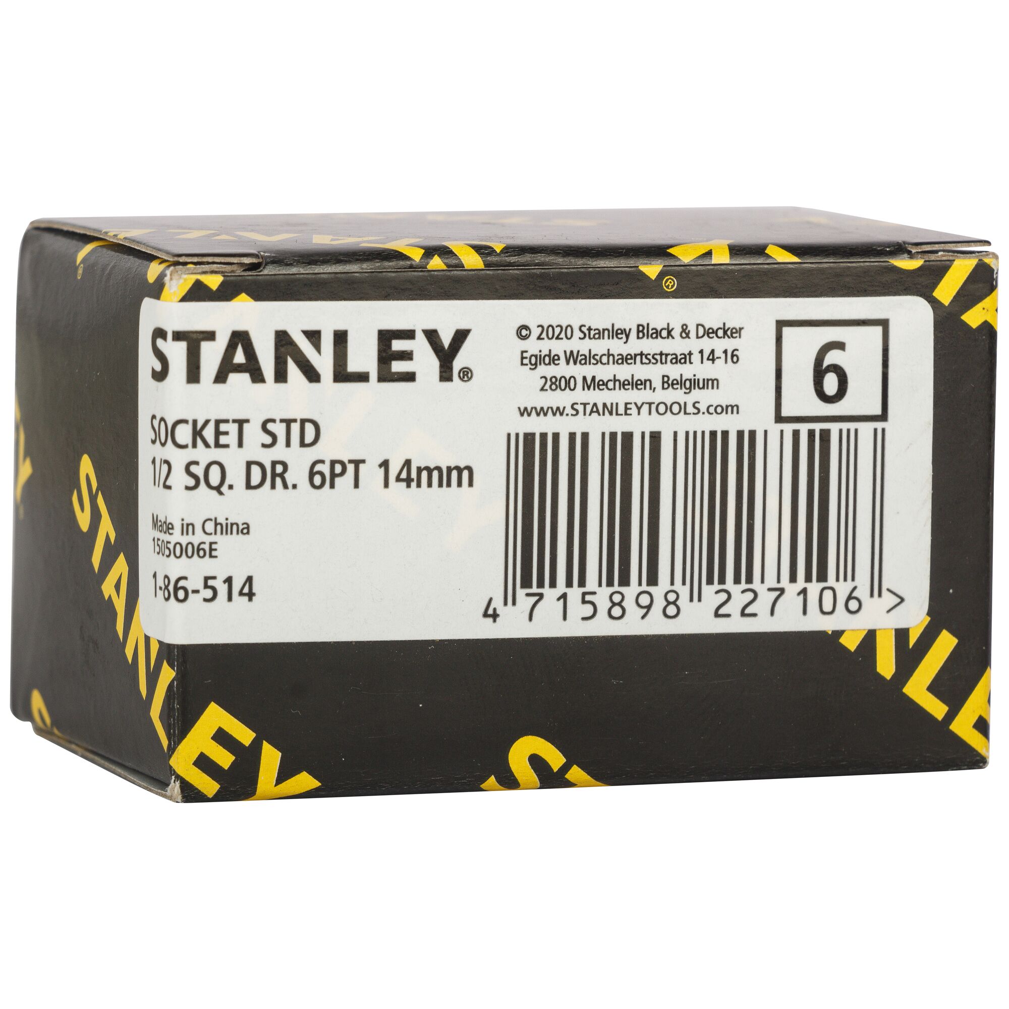 1/2 in. (14mm) 6-point  Standard Socket