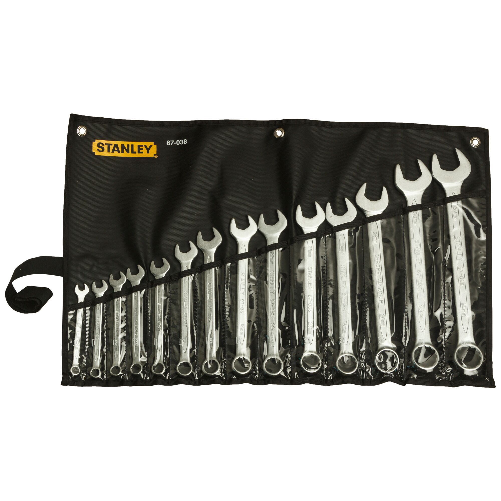 STANLEY® Slimline Metric Combination Spanner Set (14 pc.) STANLEY® Slimline Metric Combination Spanner Set (14 pc.)