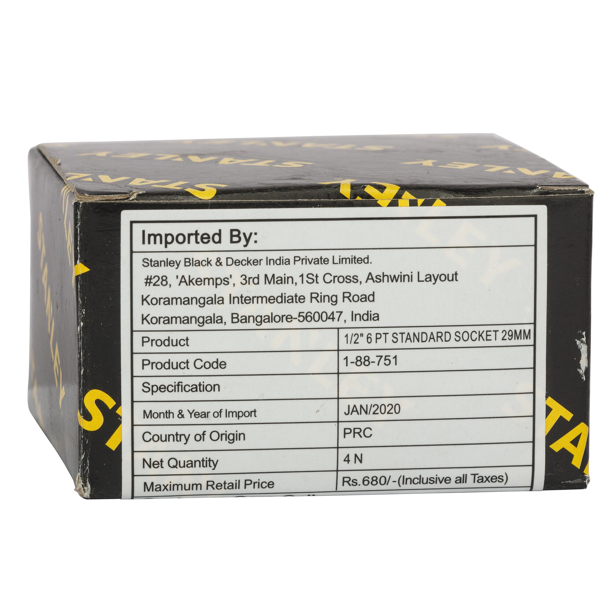 1/2 in. 6-point Standard Socket (29mm)