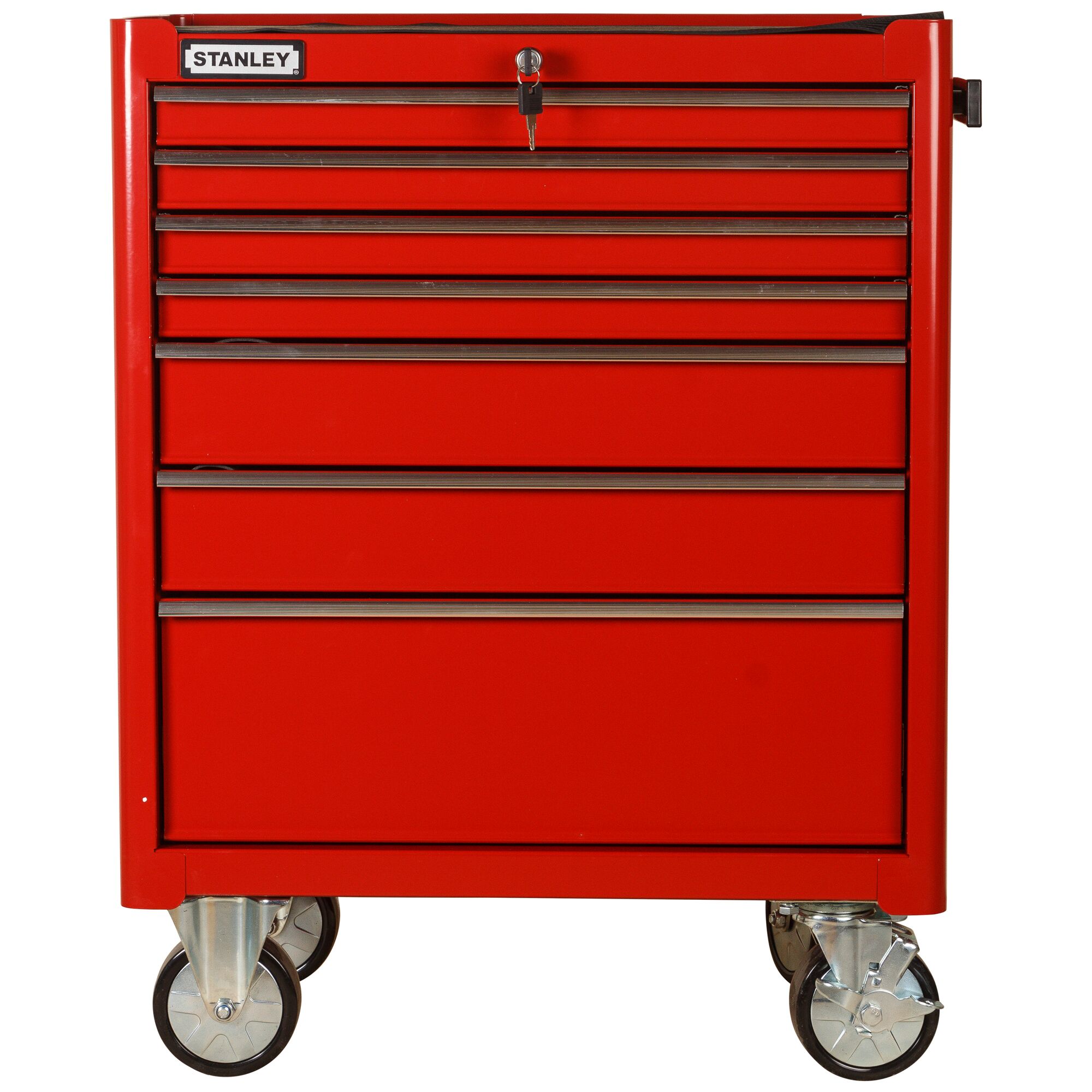 7-Drawer Rolling Cabinet, Red