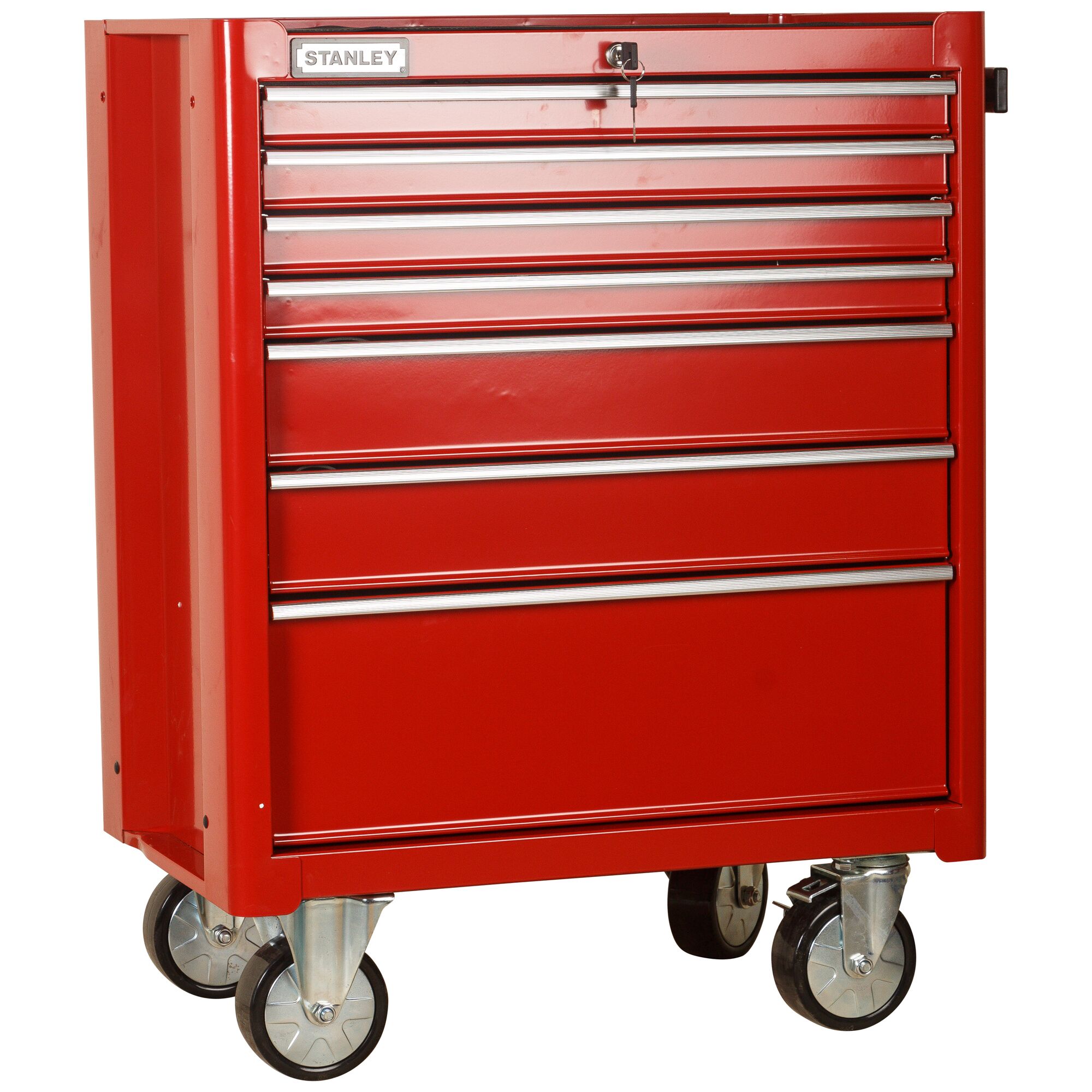7-Drawer Rolling Cabinet, Red