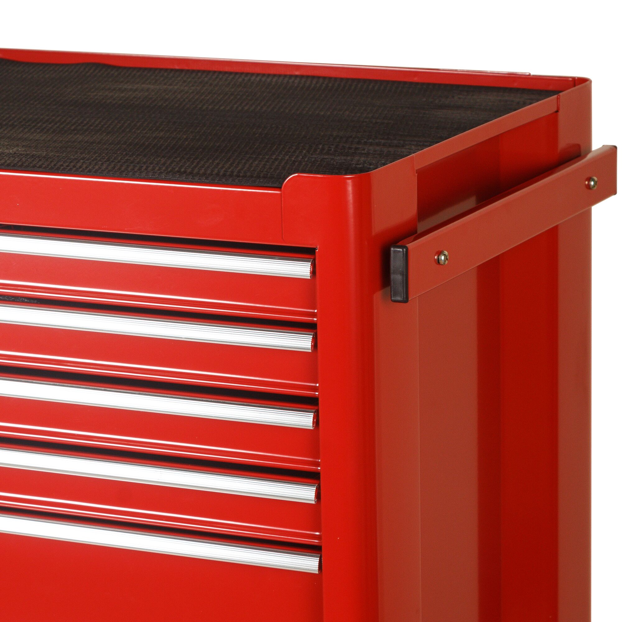 7-Drawer Rolling Cabinet, Red