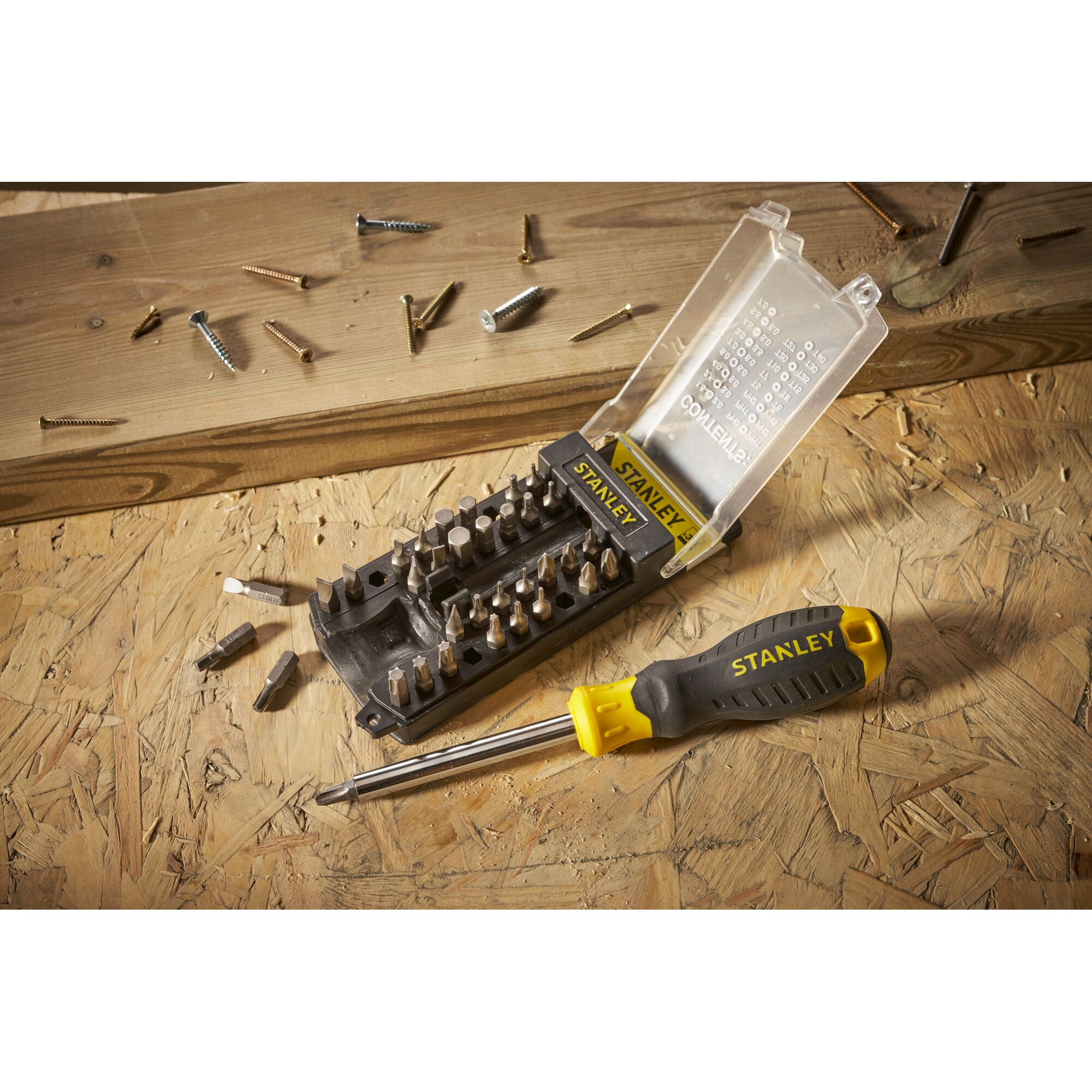 STANLEY® 35 Piece MultiBit Screwdriver Set STANLEY® 35 Piece MultiBit Screwdriver Set