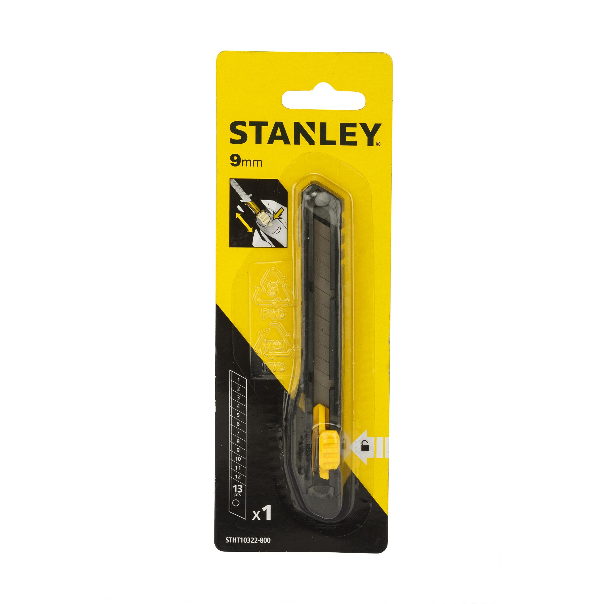 9mm Slide Lock Snap-Off Knife 9mm Slide Lock Snap-Off Knife