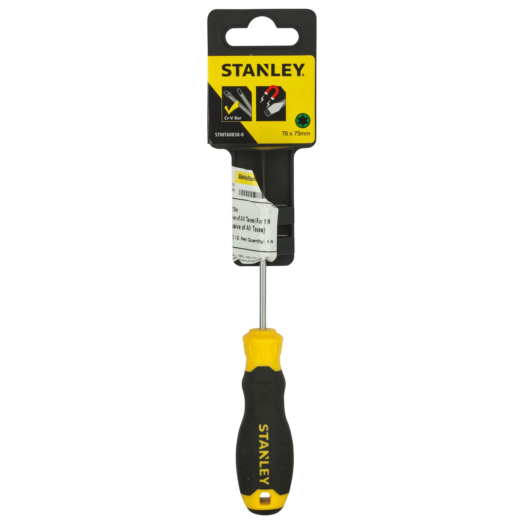 Cushion Grip™ TORX ScrewDriver, T6 x 75mm