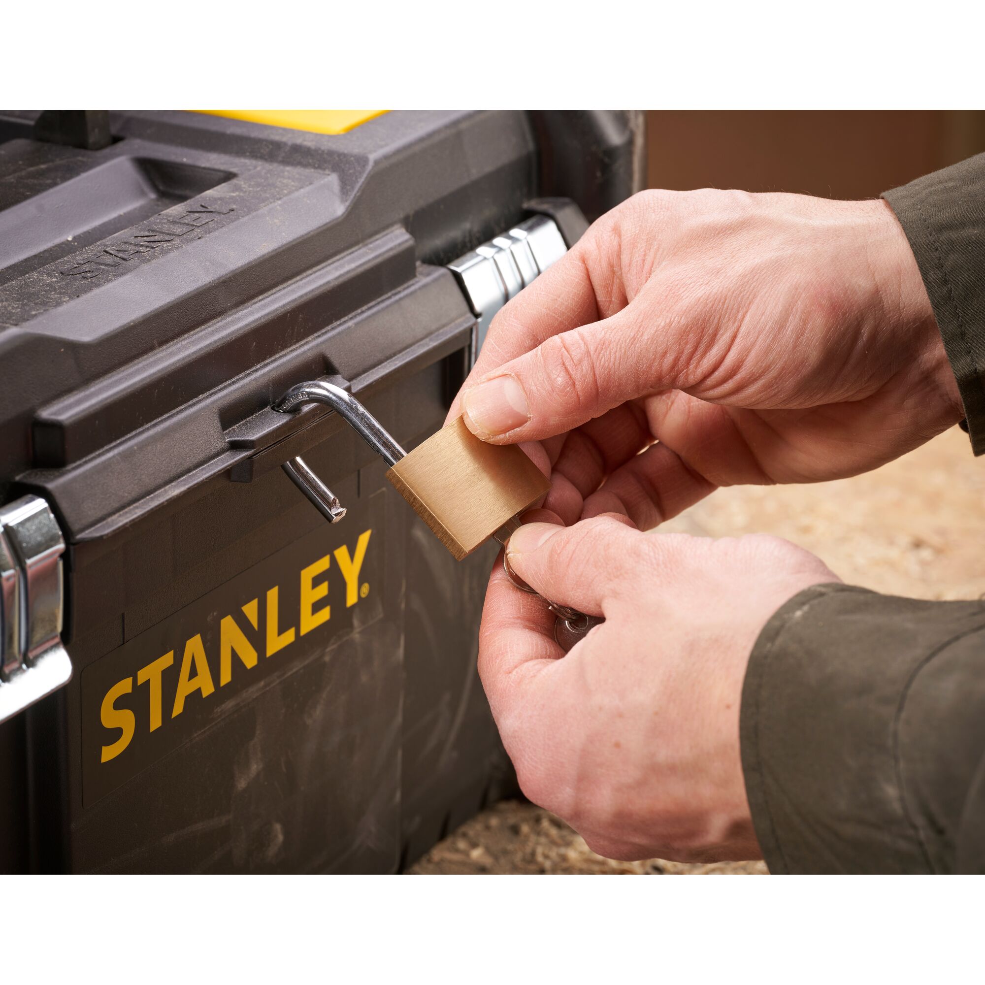 STANLEY® 19 in. Essential Tool Box With Metal Latches | STANLEY