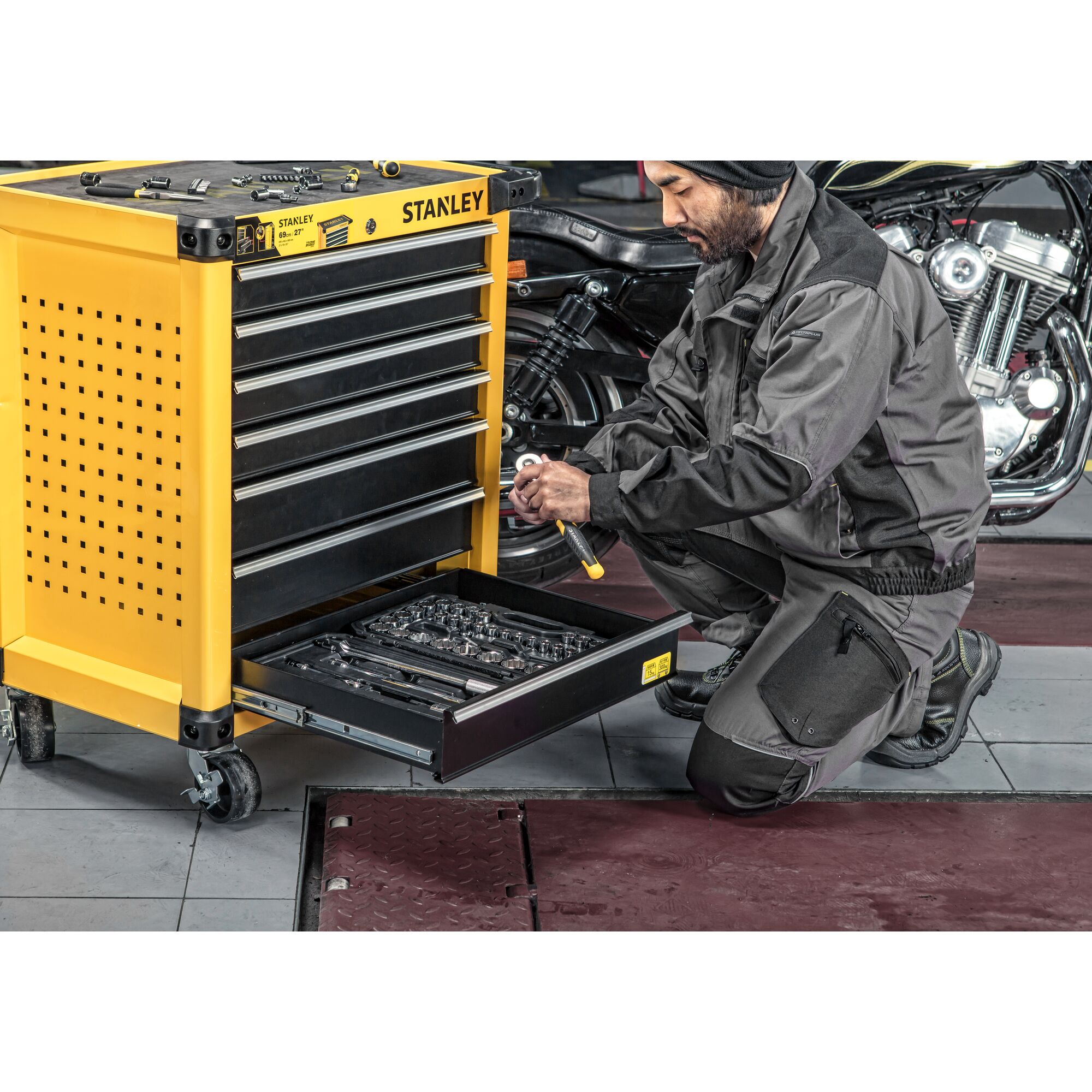 STANLEY® 27 in. 7-Drawer Roller Cabinet | STANLEY