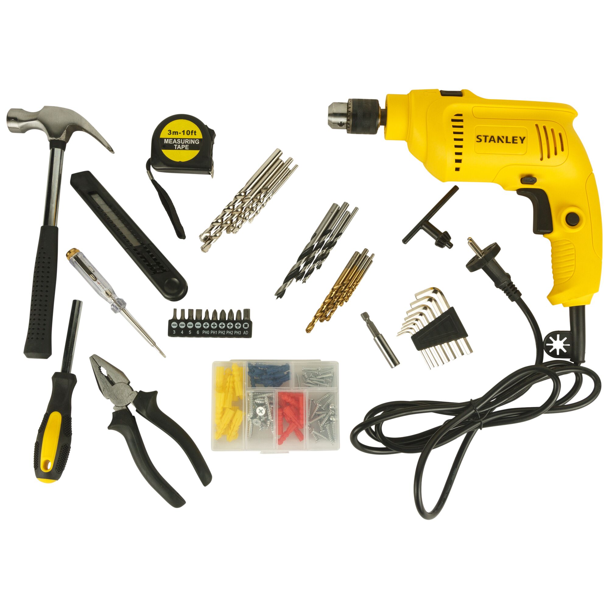 550W Drill Kit With 120+ Pieces
