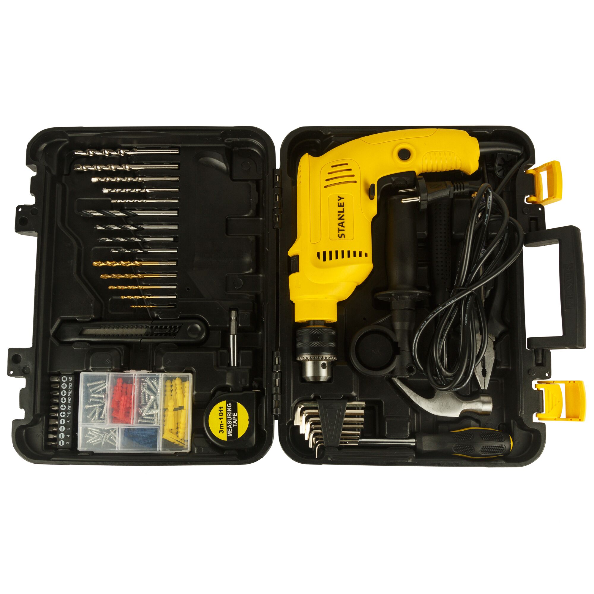 600W 1/2 in. Impact Drill With 120 Accessories