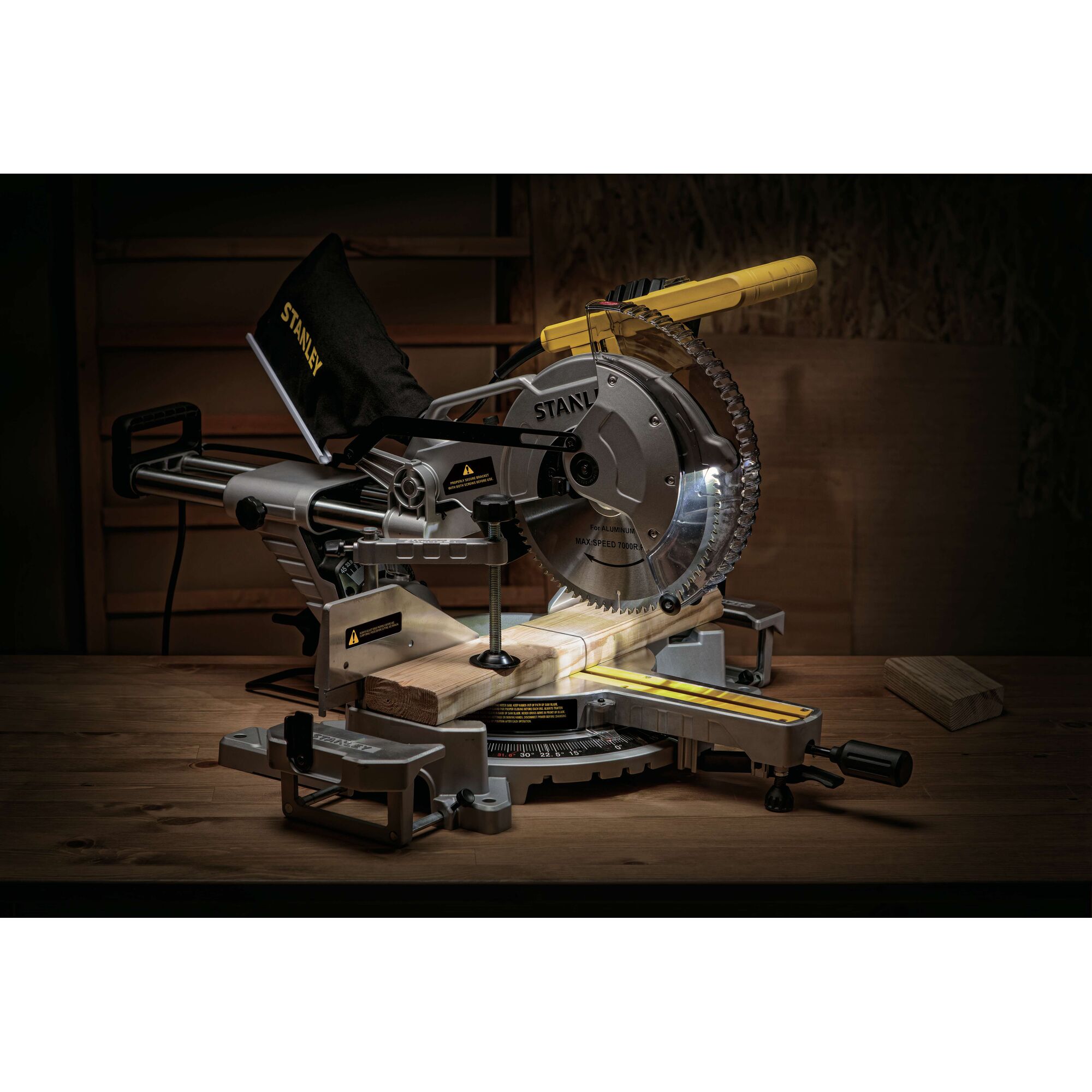 1800 W 255 mm Sliding Mitre Saw