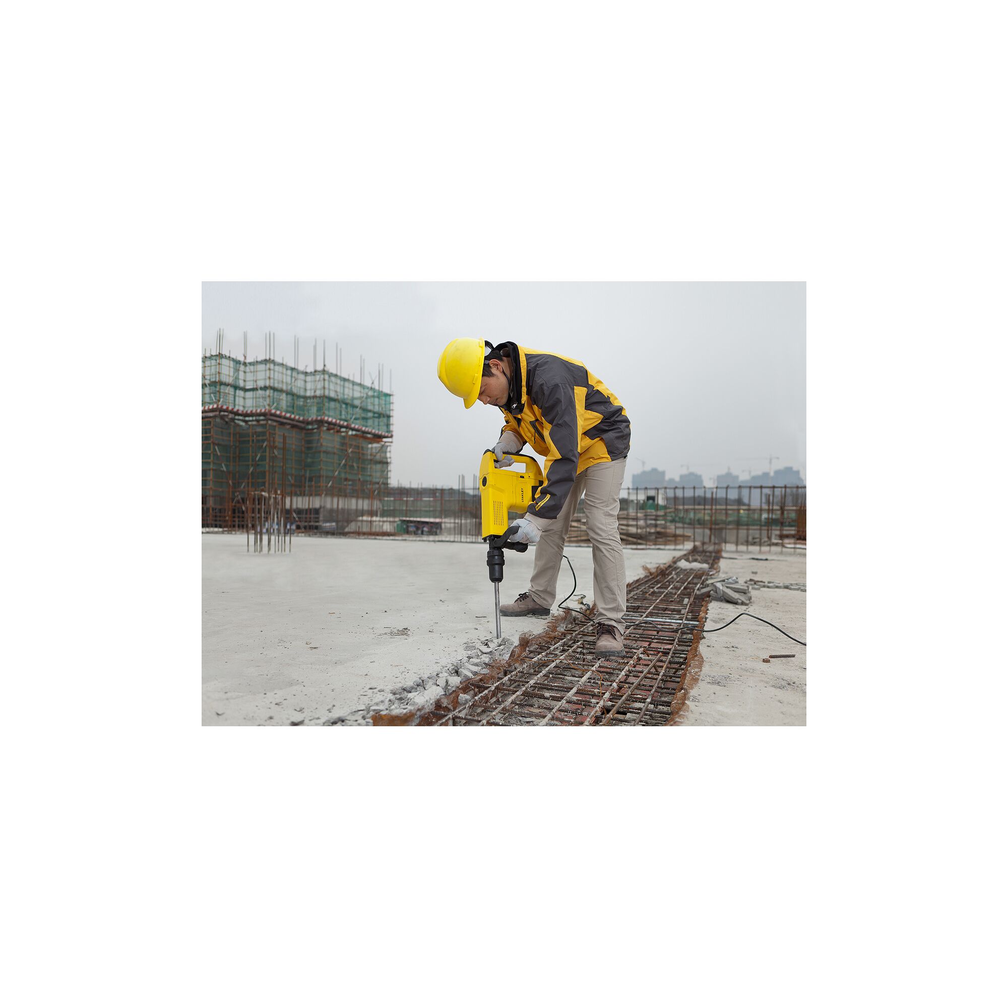 STHM10K, 10 kg SDS-MAX Demolition Hammer, Application