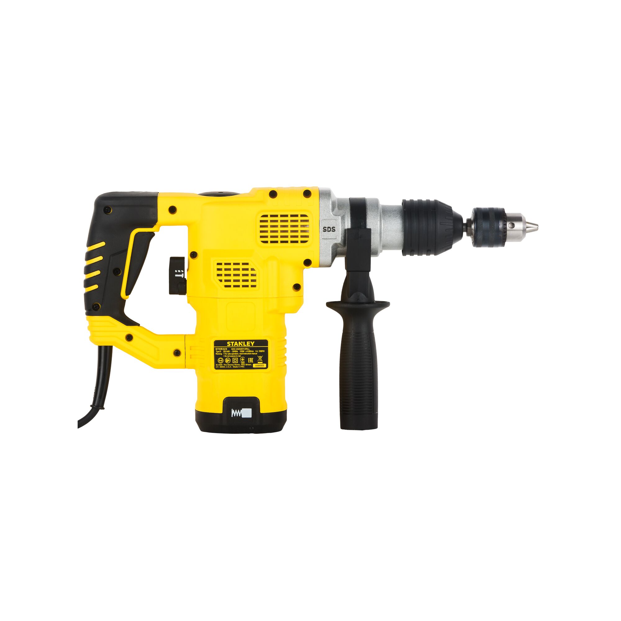 STHR323K, 1250 W 32 mm 3 Mode L-Shape SDS-PLUS Hammer, Beauty