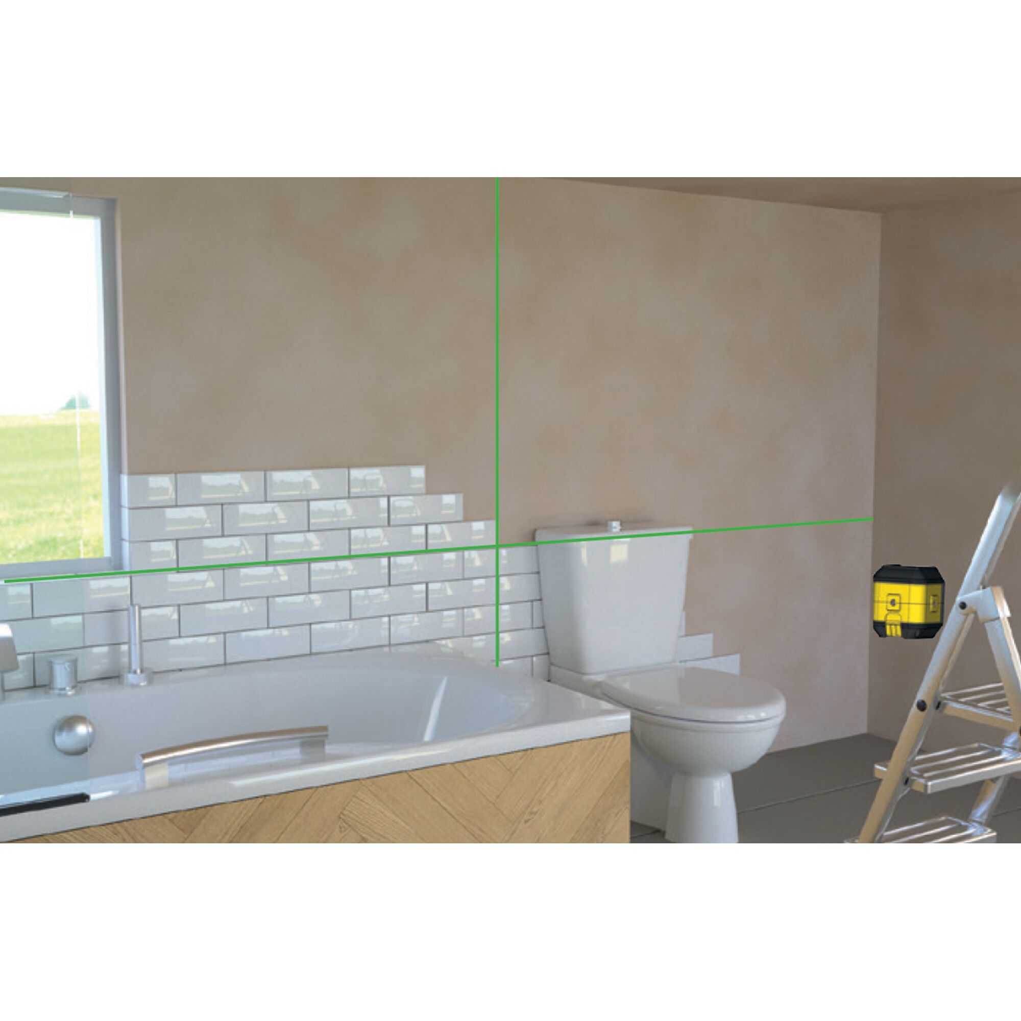 STANLEY® Cubix Cross Line Laser, Green