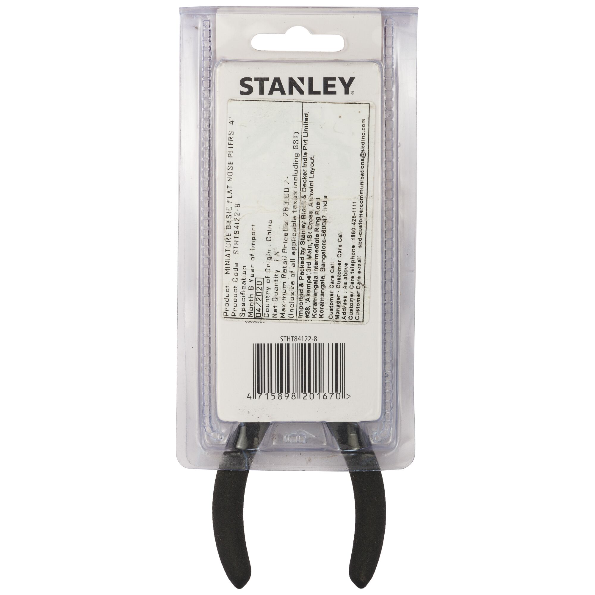 4 in. Miniature Basic Flat Nose Pliers