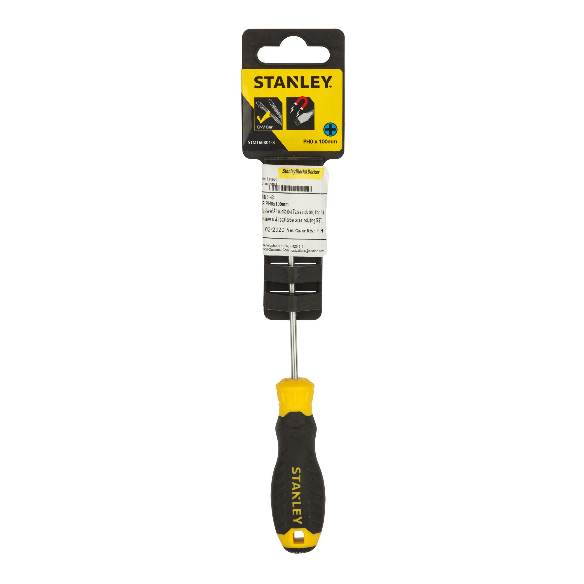 Cushion Grip™ Phillips Screwdriver, Ph0 X 100mm