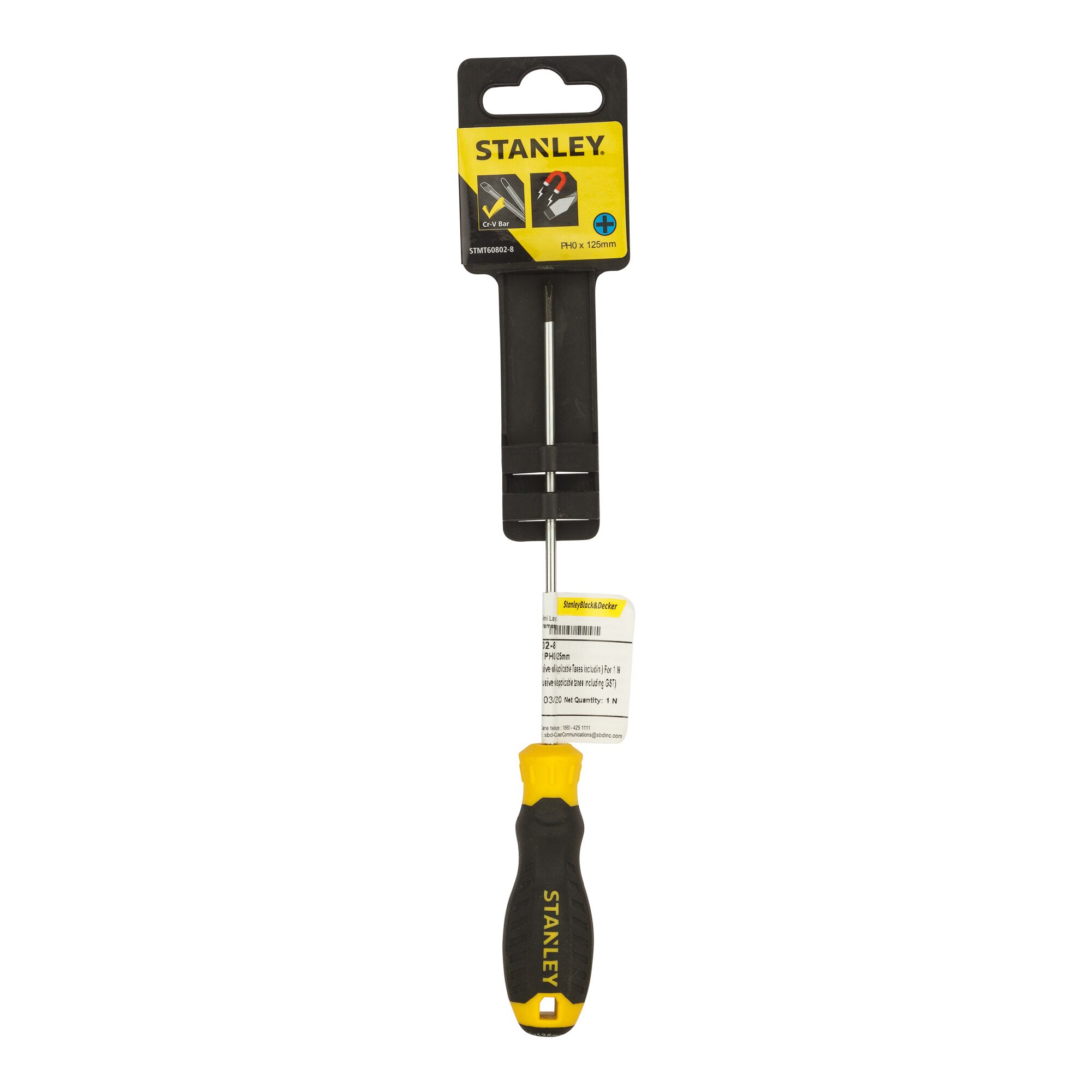Cushion Grip™ Phillips Screwdriver, Ph0 X 125mm