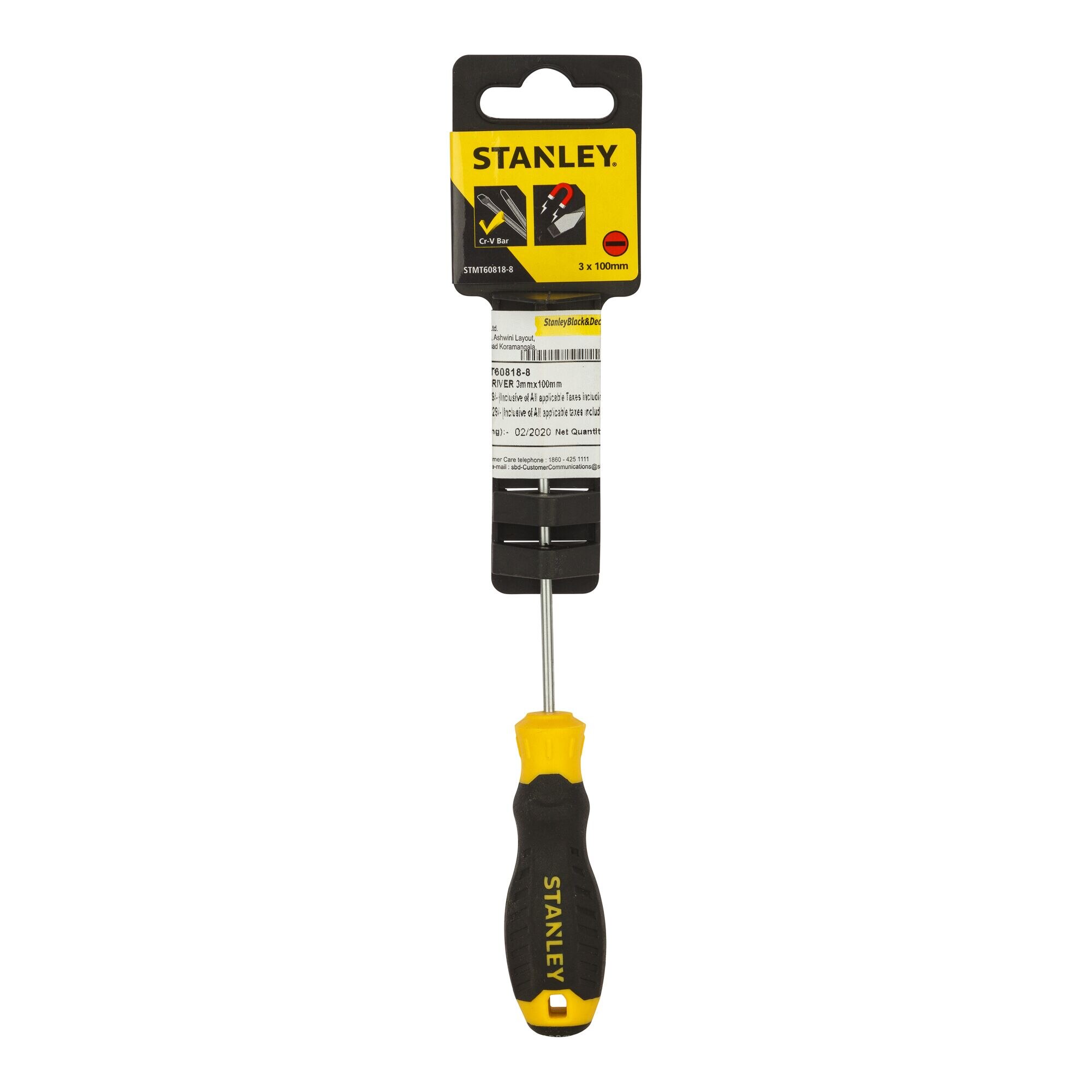 Cushion Grip™ Screw Driver Standard 3X100Mm | STANLEY