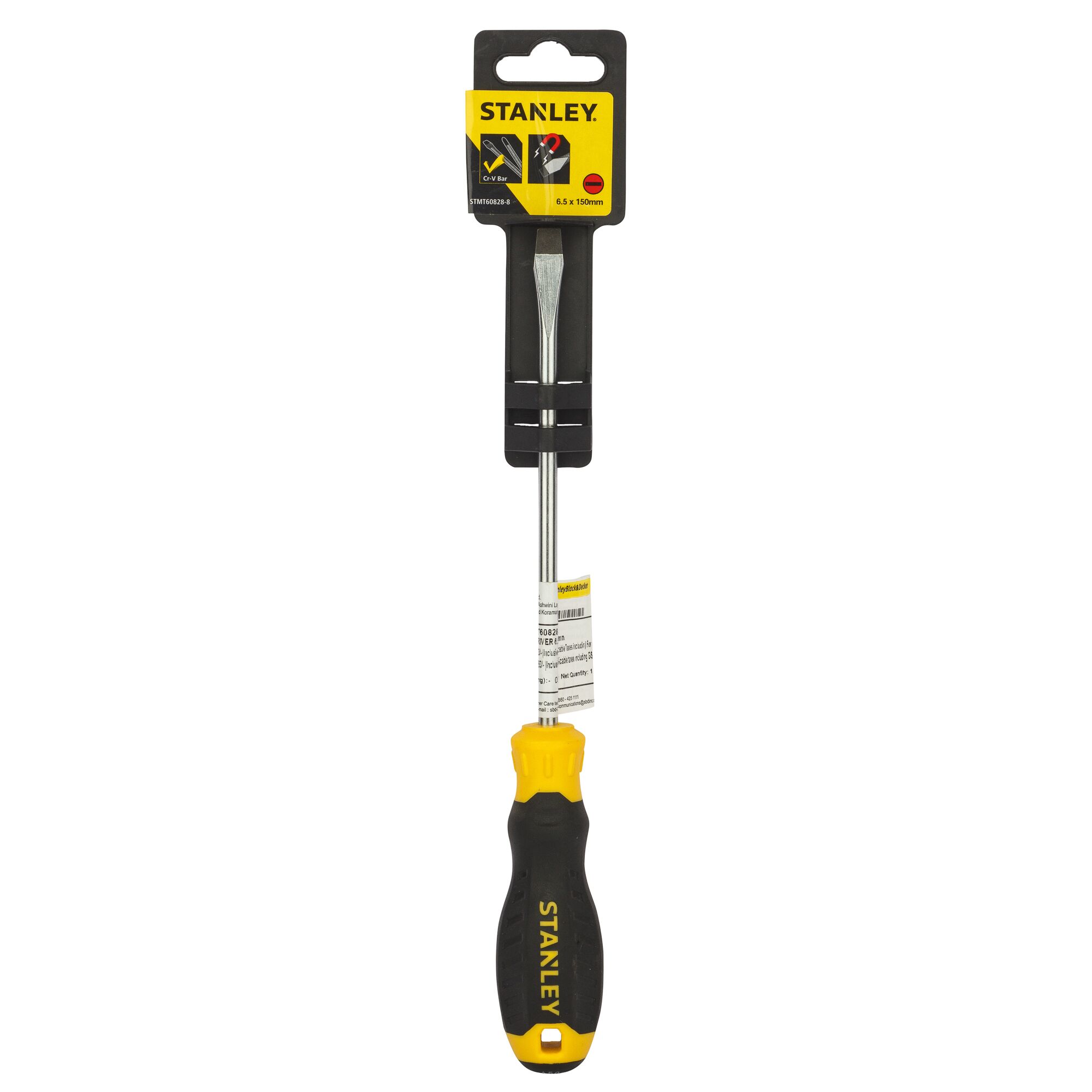 Cushion Grip™ Standard Screwdriver. 6.5mm X 150mm