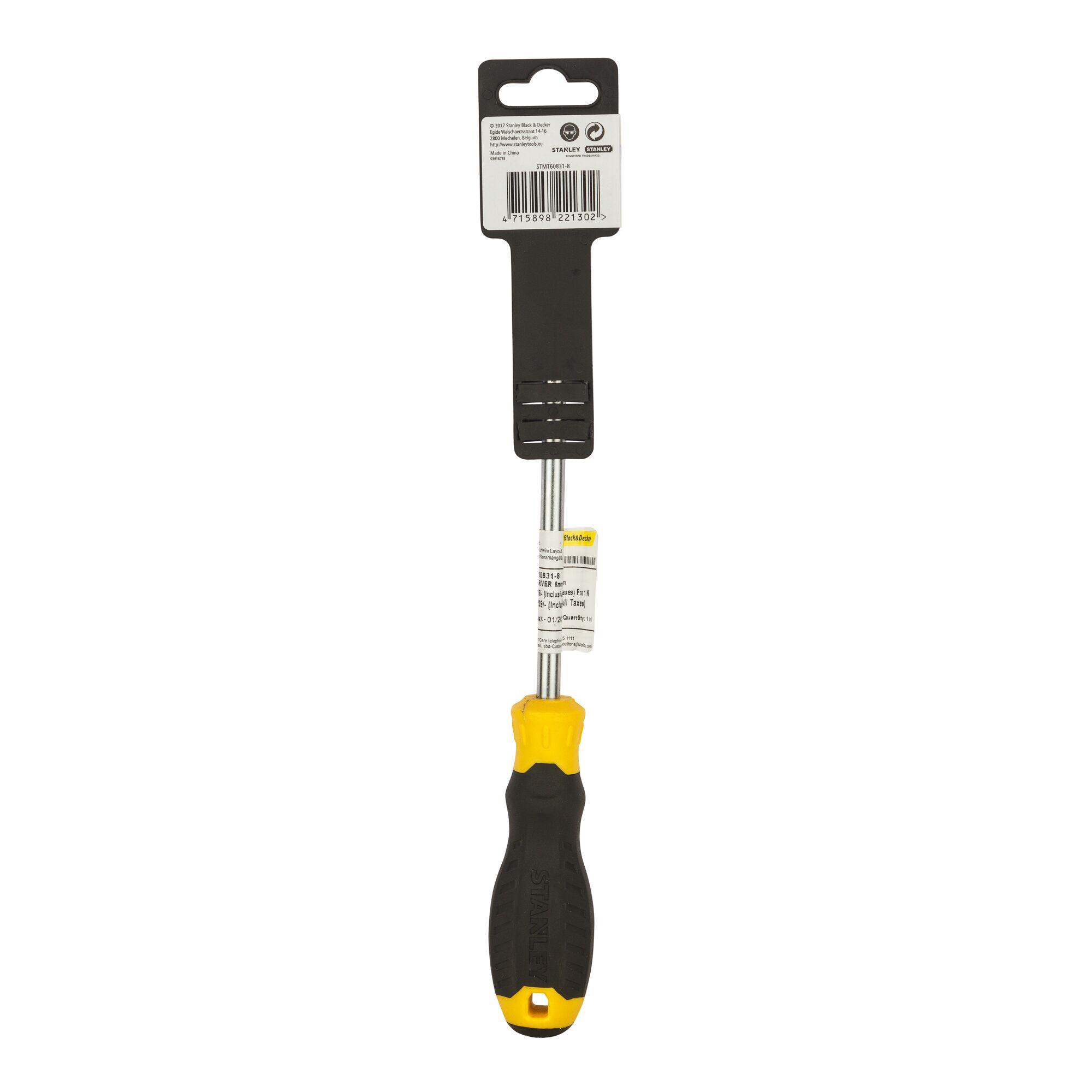 Cushion Grip™ Screw Driver Standard, 8mm X 150mm