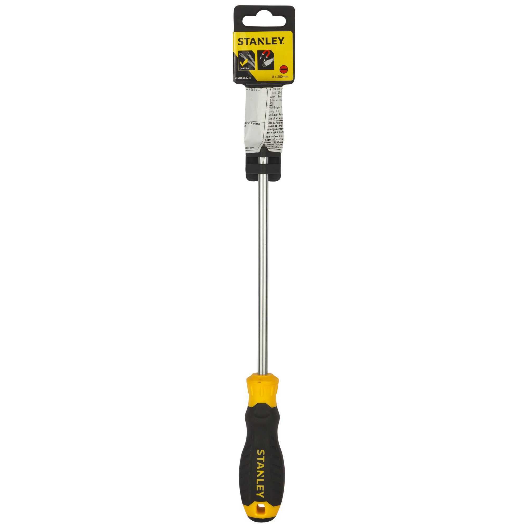 Cushion Grip™ Standard Screwdriver, 8mm X 200mm