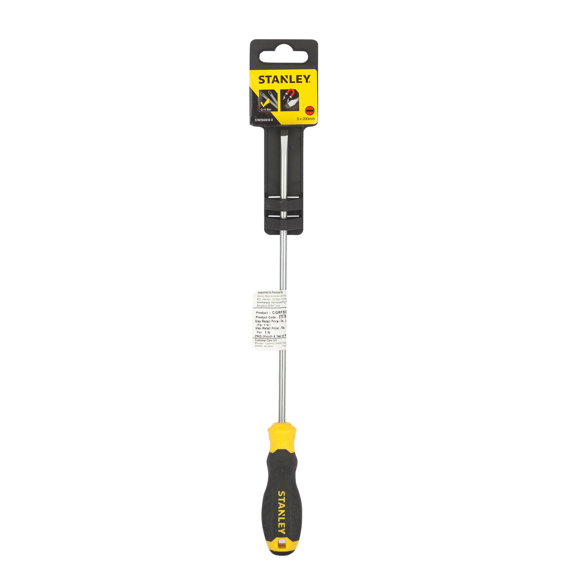Cushion Grip™ Standard Screwdriver, 5X200Mm