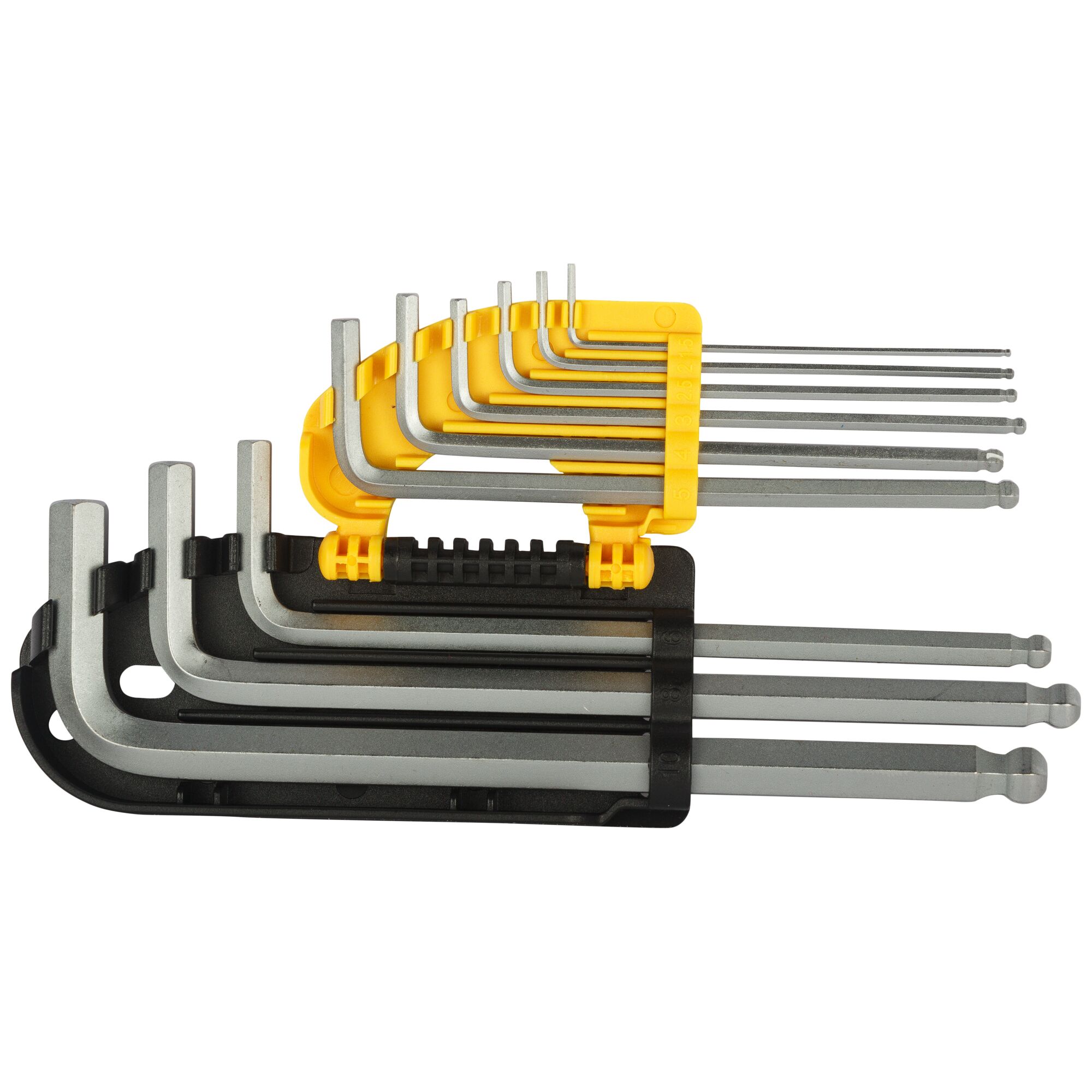 Long Spheric-Head Hex Key Set (9 pc.)