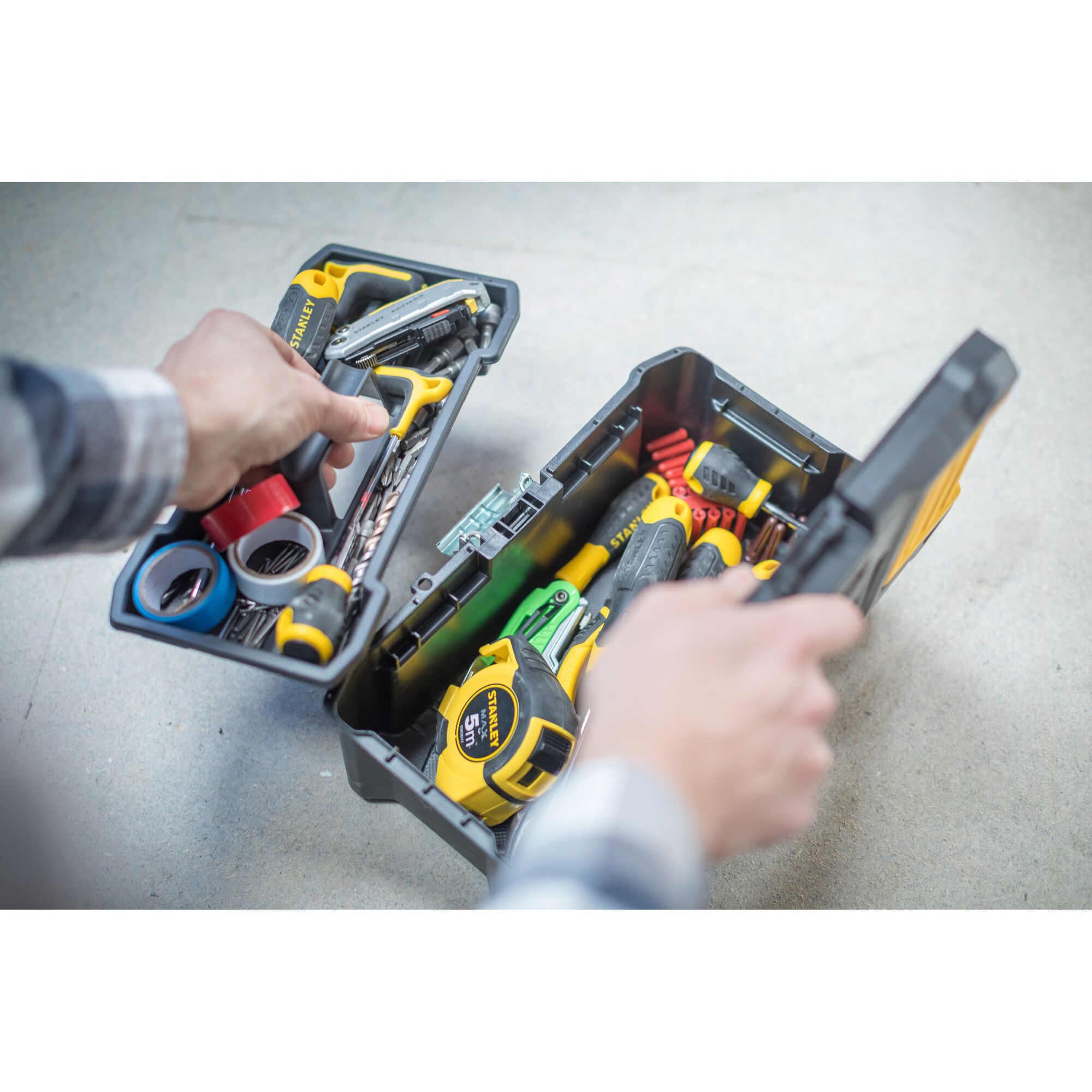 STANLEY® 12-1/2 in. Essential Tool Box With Metal Latches